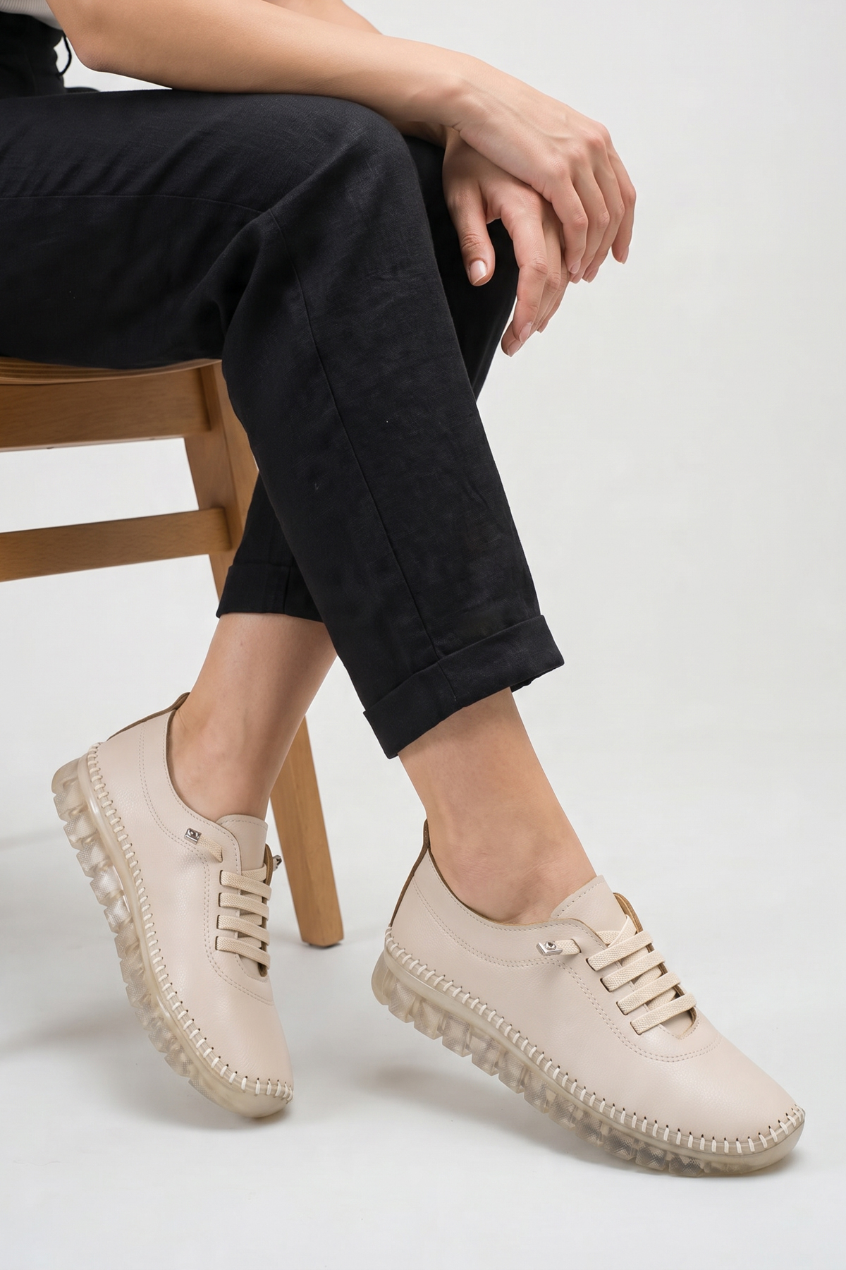 SH SİLVER MODA Kadın Ortopedik günlük yumuşak Casual Ayakkabı görsel 2