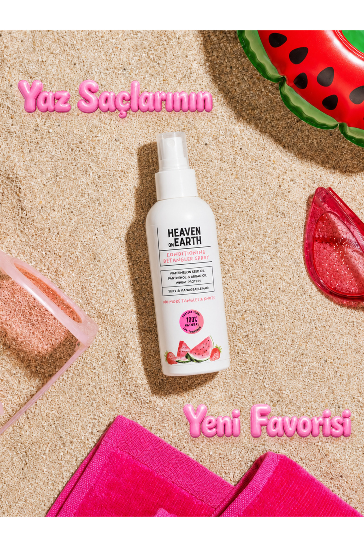 %100 Doğal ve Organik Içerikli Kolay Saç Tarama Spreyi-150 ml — 8683148624288 — تصویر 7 از 9