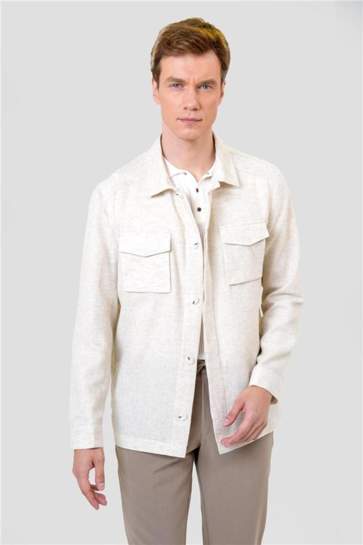 Bej Slim Armürlü Mont — بژ MN2008700420 — تصویر 2 از 4
