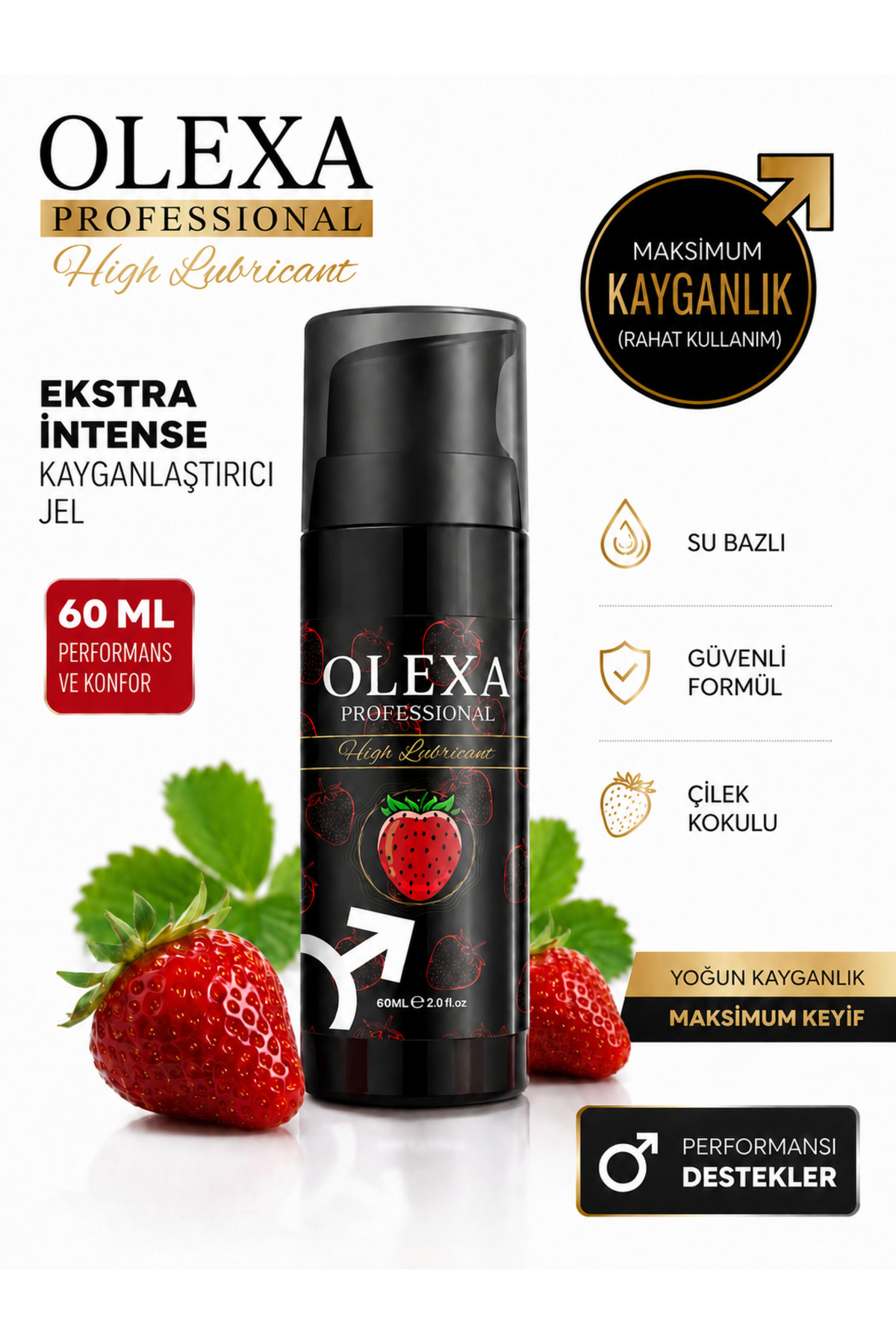 OLEXA PROFESSIONAL 2'Li Set Kadın U.yarıcı & Kayganlaştırıcı