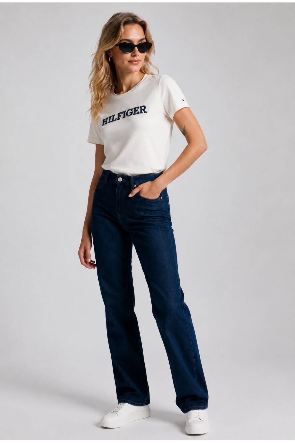 Tommy Hilfiger Tişört Monotype Pamuklu Regular Fit görsel 2