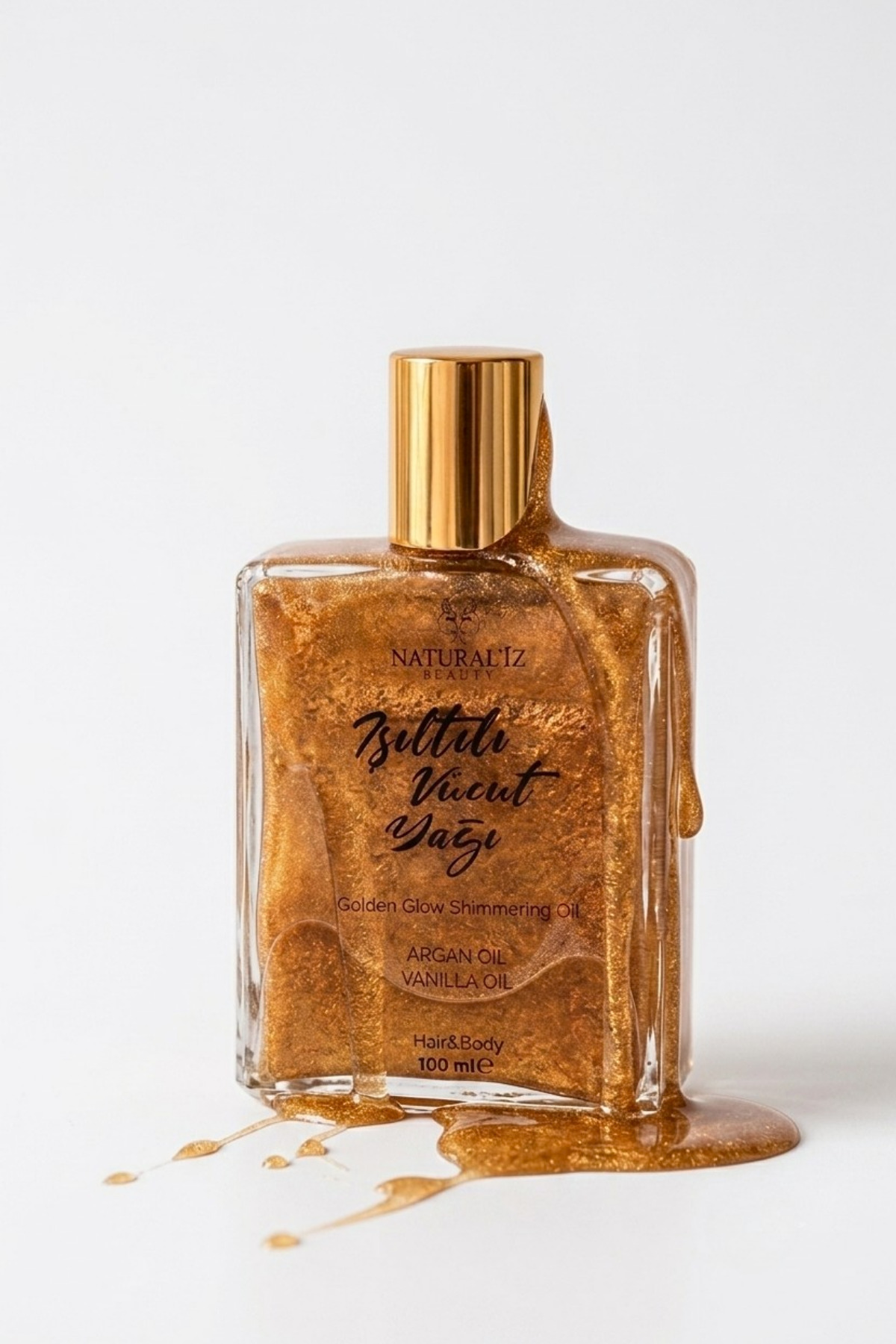 Işıltılı Besleyici & Nemlendirici Vücut Yağı - Bronz 100 ml — IVYB — تصویر 2 از 2