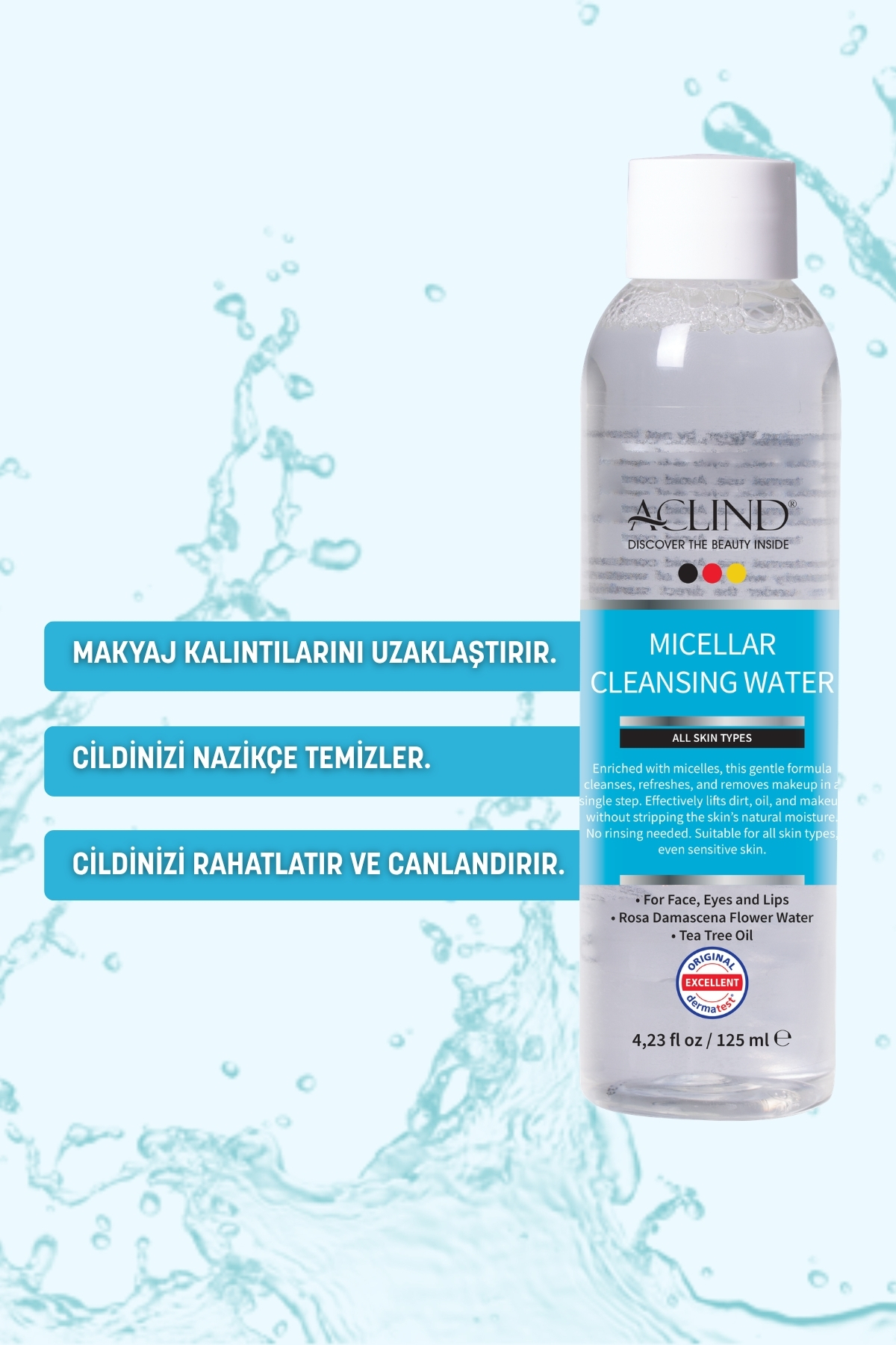 Micellar Cleansing Water Makyaj Temizleme Suyu 125 ml — 8093482395085 — تصویر 3 از 3