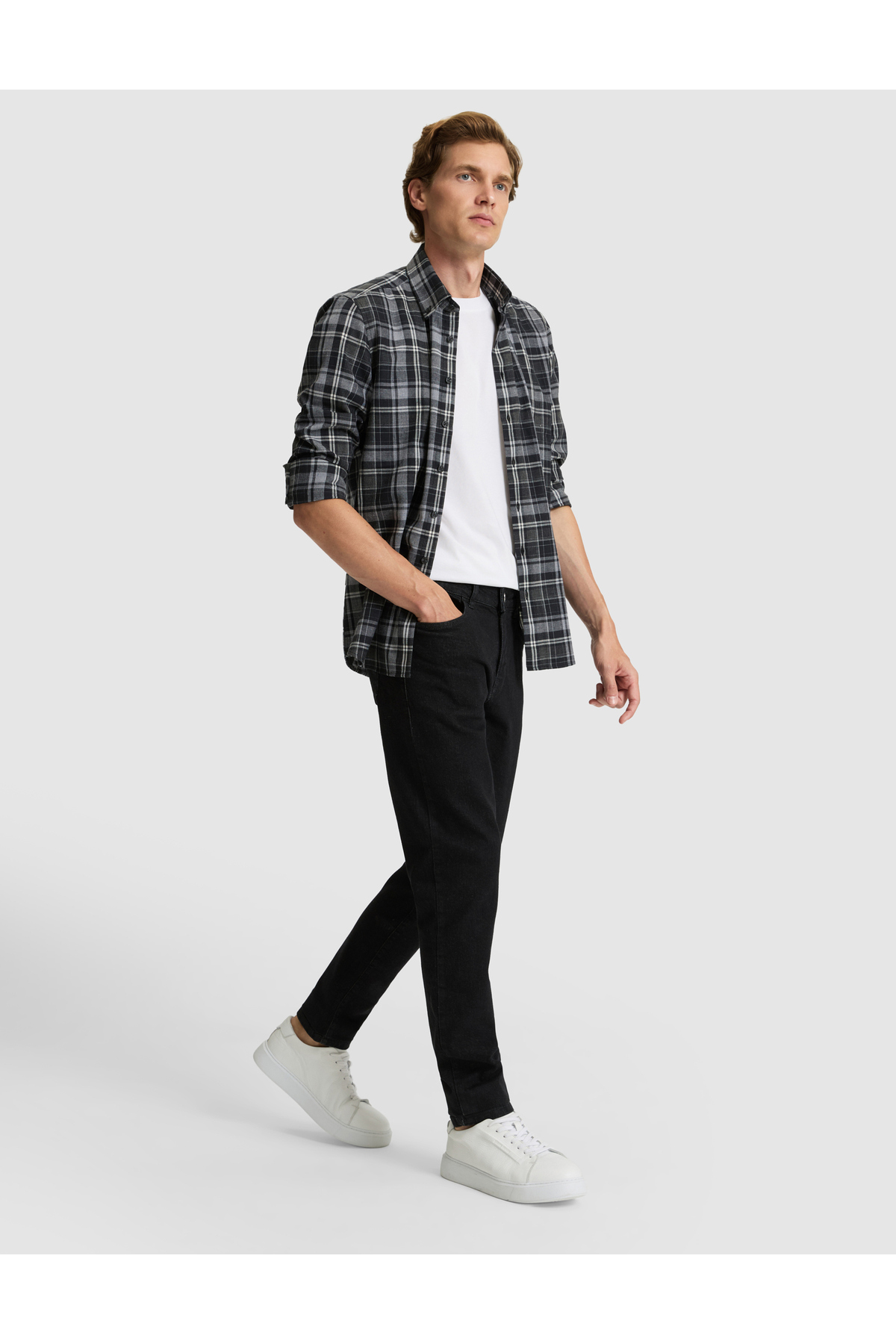 Pierre Cardin Siyah Slim Fit Jean Pantolon 50308928-VR046 görsel 3