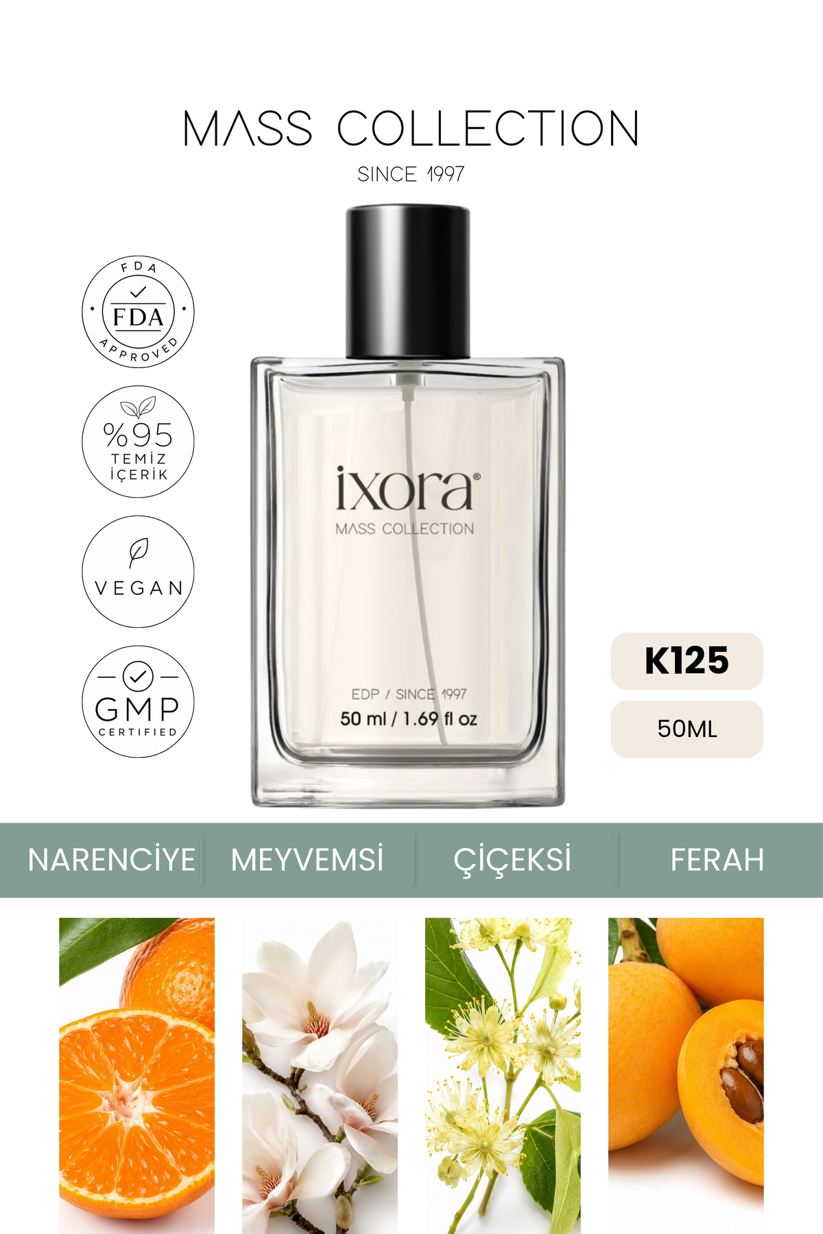 ixora K125 Wilma Kadın Parfüm 50 ml Edp - Fiyatı, Yorumları