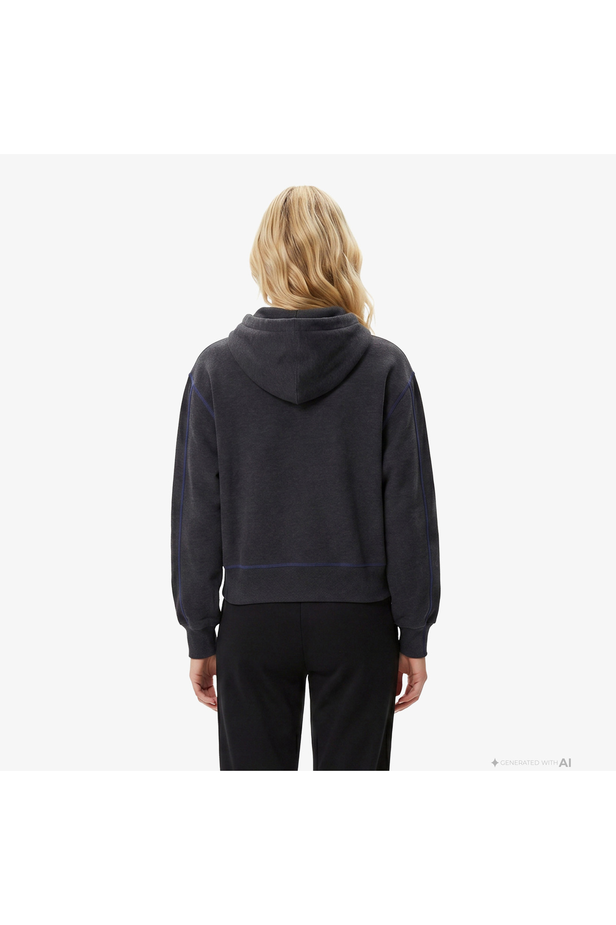 Lacoste Straight Fit Kadın Siyah Eşofman Altı görsel 2