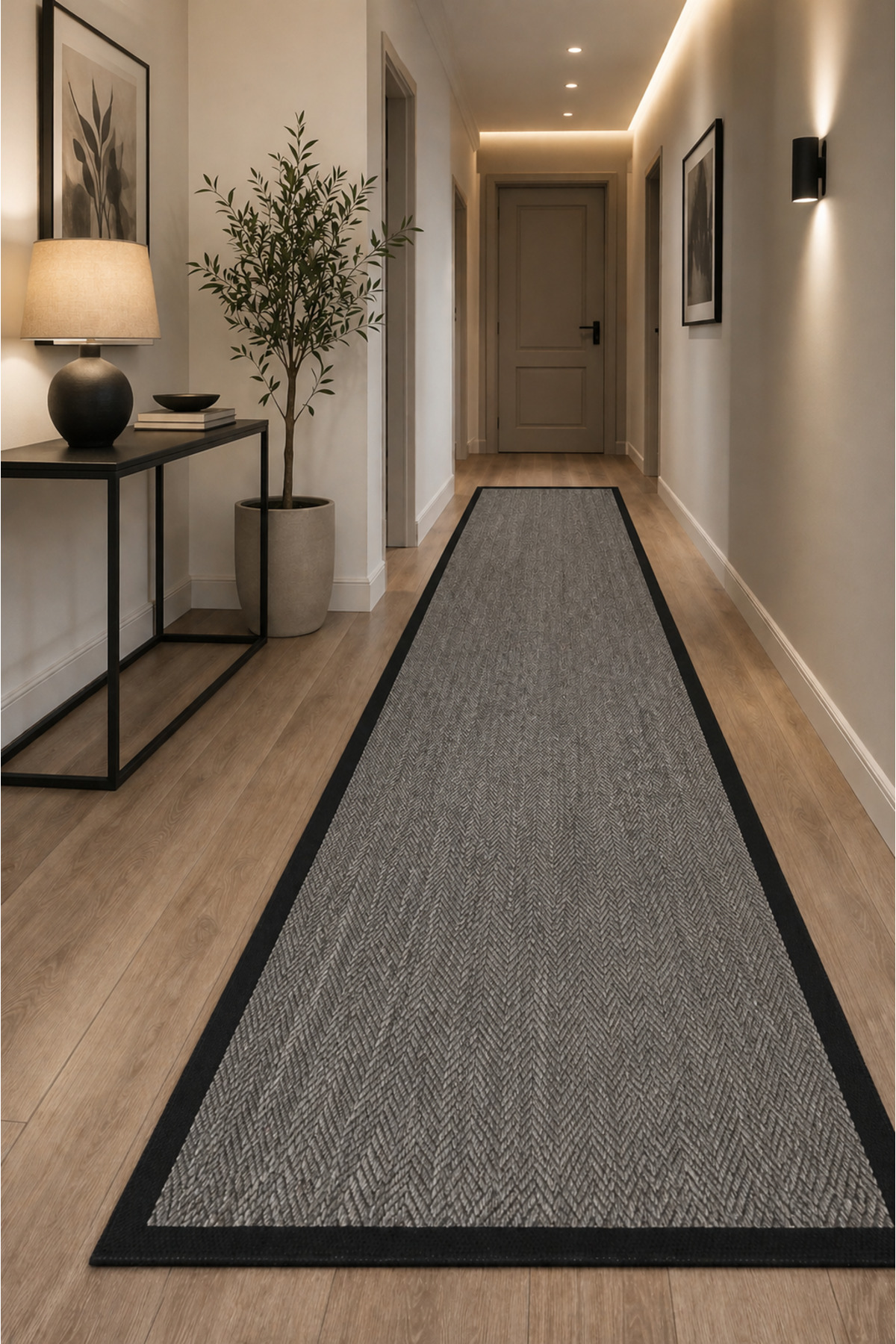 Easily Cleanable Bordered Sisal Carpet Wicker Textured Living Room Bedroom Kitchen Living Room Entrance Corridor Carpet