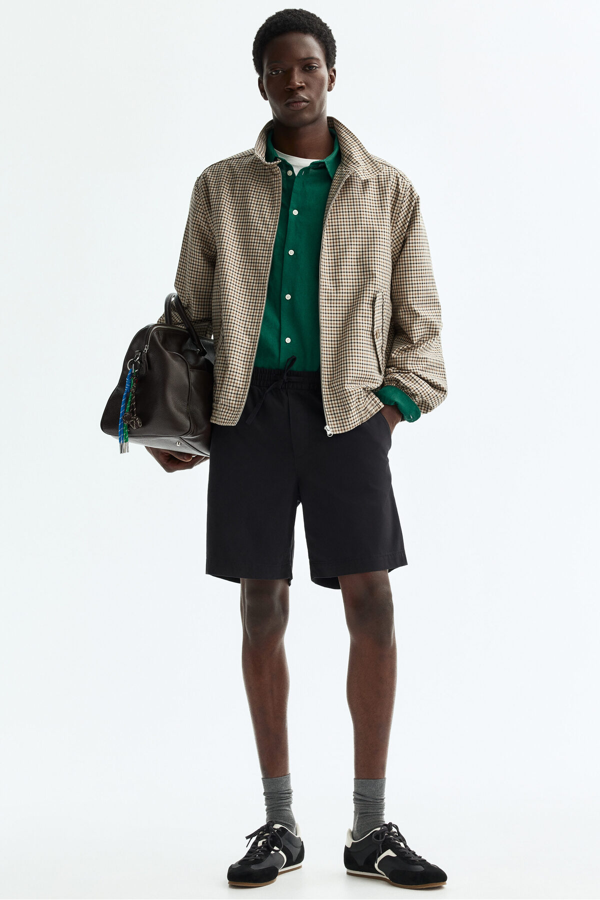 H&M Pamuklu Şort Relaxed Fit görsel 2