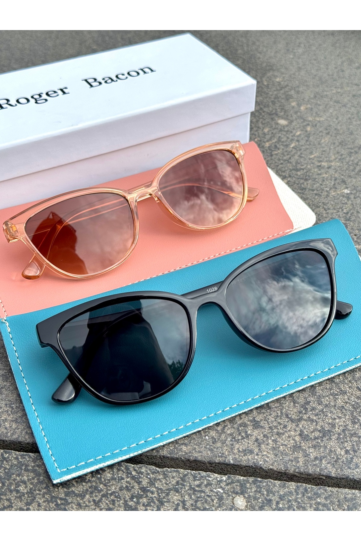 Double Advantage Set Women's Sunglasses Black & Brown Uv400