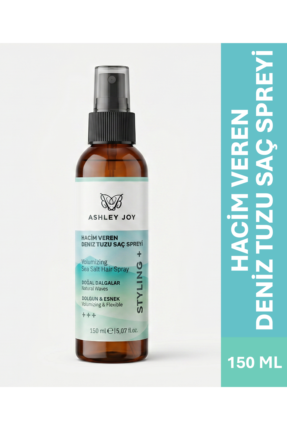 Ashley Joy Deniz Tuzu Saç Spreyi 150 ml Dalga Veren & Şekillendirici Etkili - Fiyatı, Yorumları