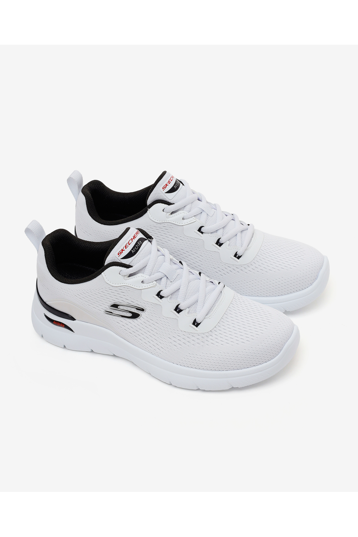 SKECHERS ARCH FIT SUMMITS Erkek Beyaz Spor Ayakkabı 233178TK WBKR görsel 5