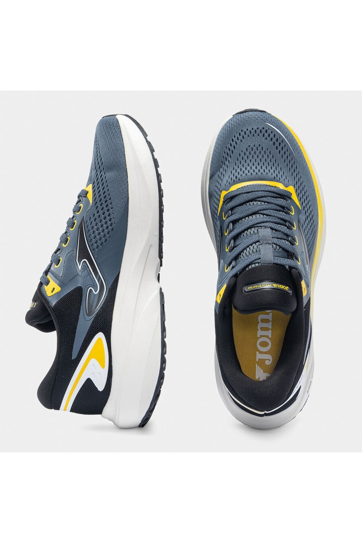Joma RSPEES2622 Speed Erkek Koşu Ayakkabısı - Koyu Gri/Sarı görsel 4