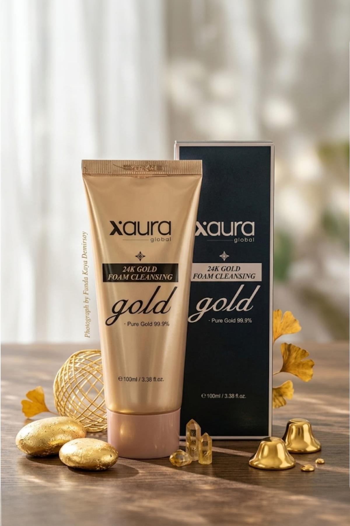 XAURA GLOBAL 24K Gold Foam Cleansing 100 ml - Fiyatı, Yorumları