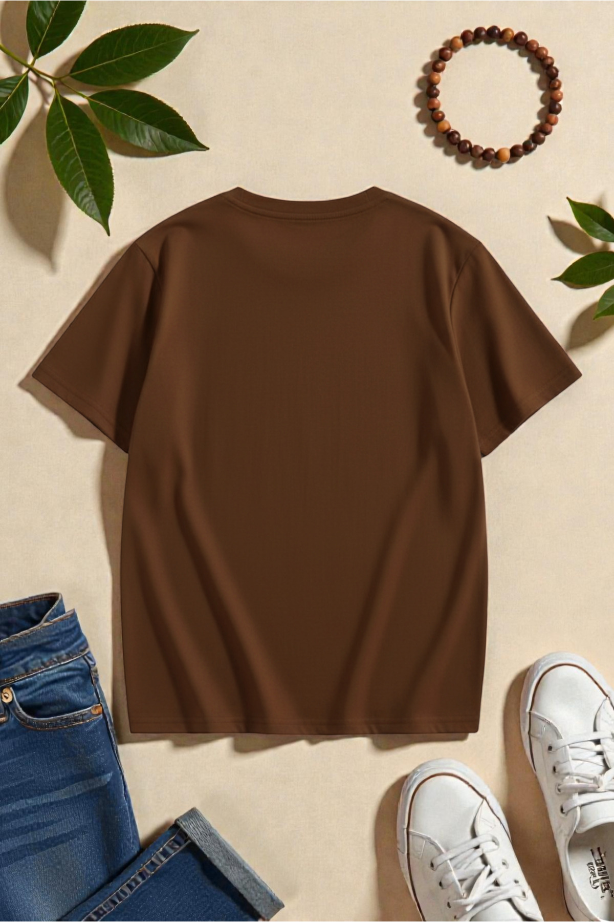 uyguntarz  Unisex Leopar Desenli Kurdele Baskılı Tasarım Tshirt - Görsel 2