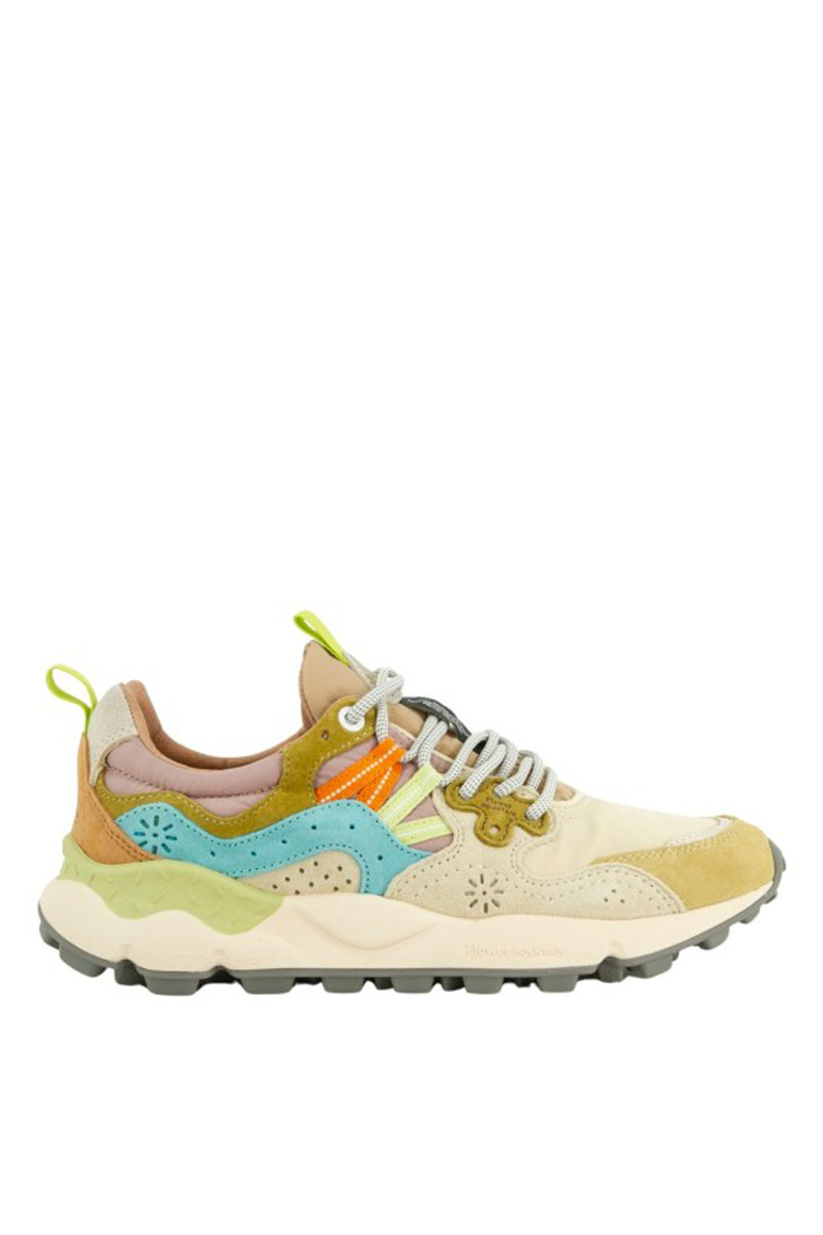 Flower Mountain Çok Renkli - Haki Kadın Deri Sneaker 2017817