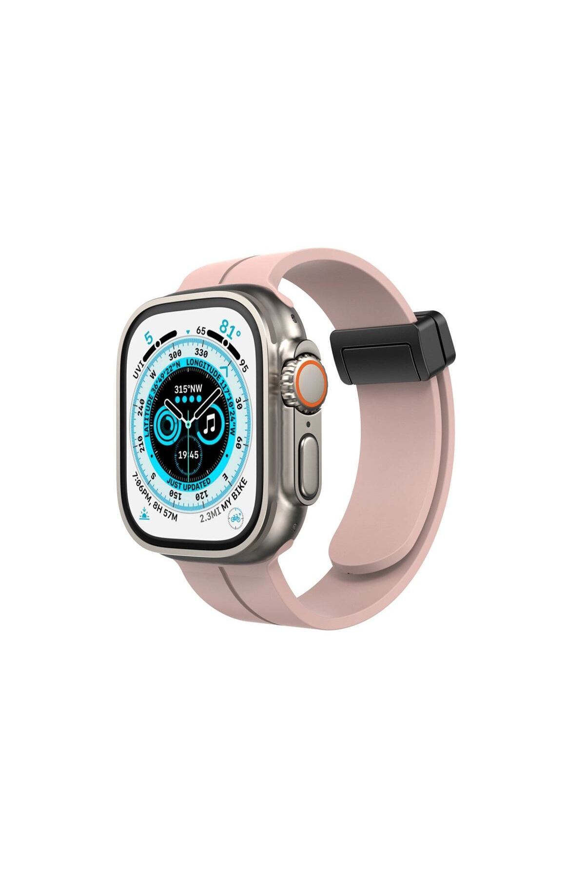 Watch 42mm Kr412 Elegance Stylısh Kordon (saat Değildir) - Pudra
