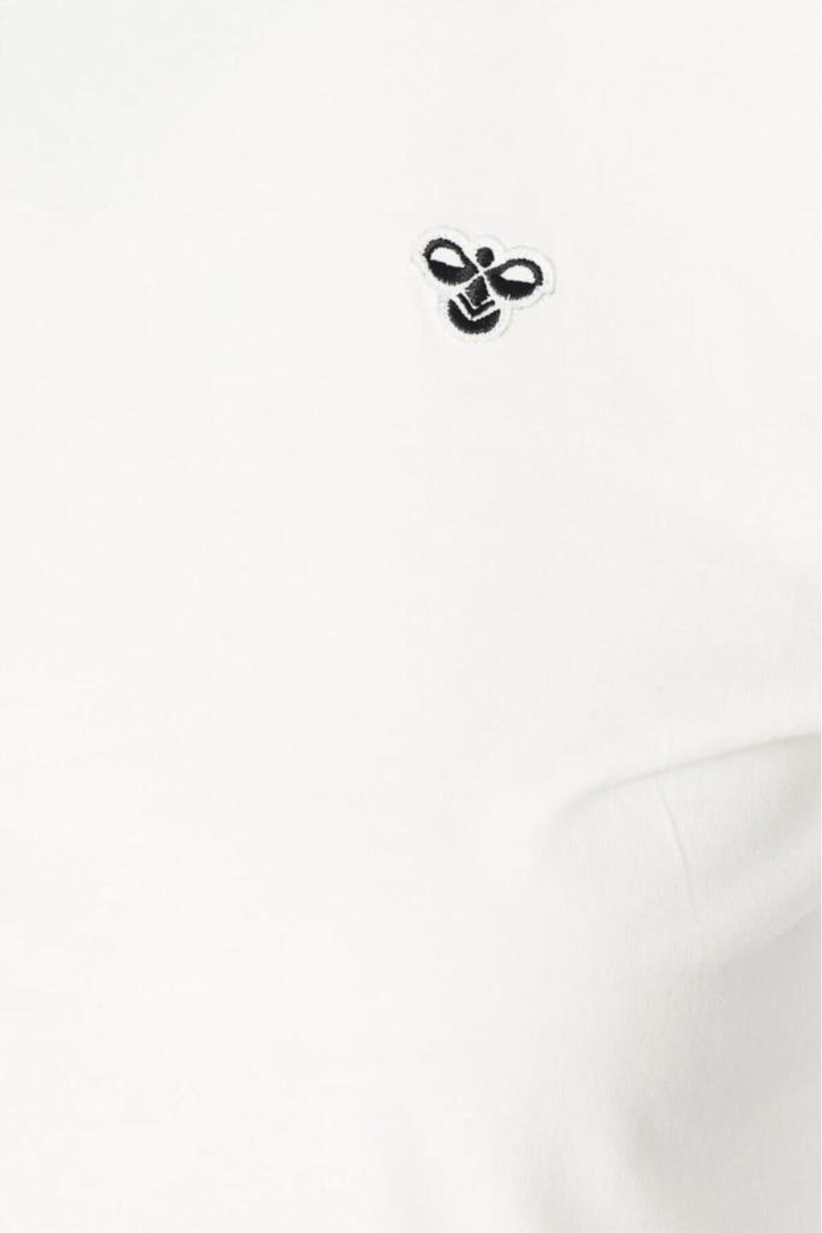hummel T-Ic Icona Regular 911867-9003 Beyaz Kadın Casual T-Shirt görsel 6
