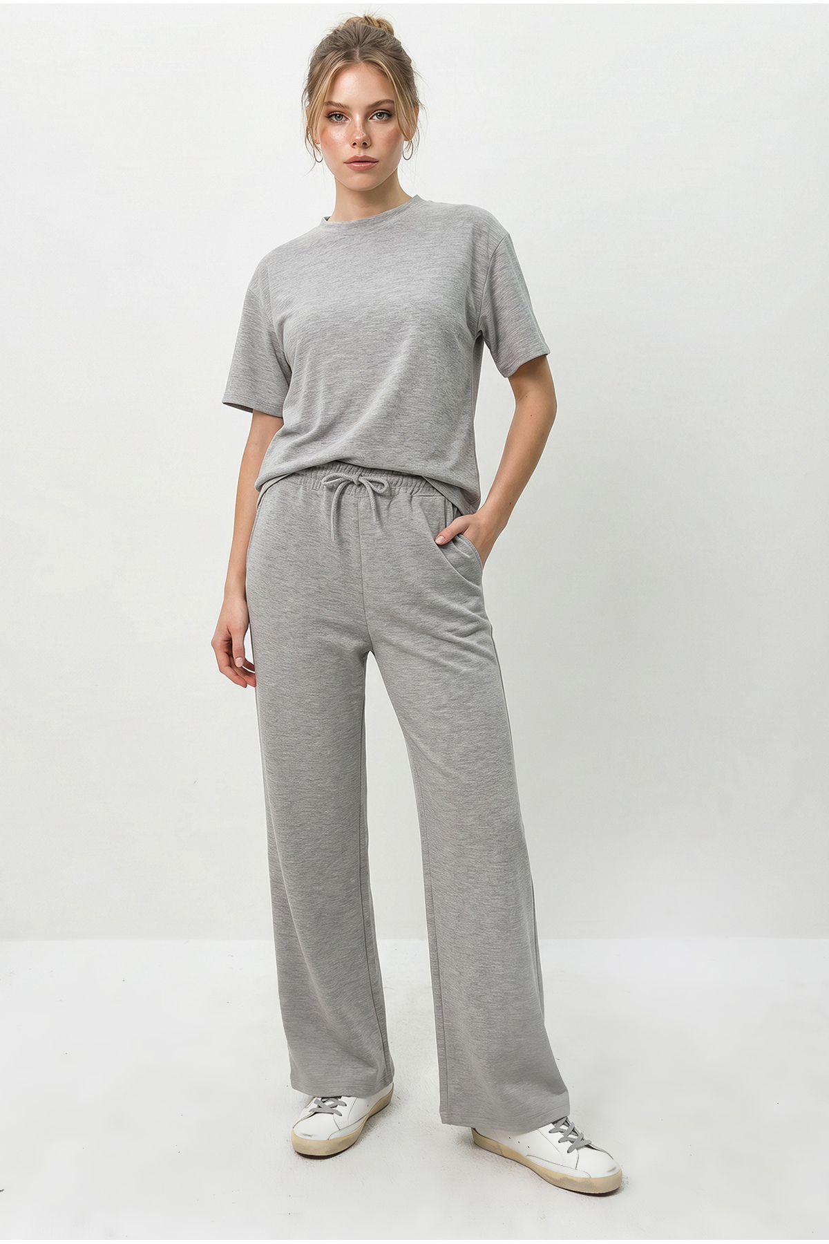 Women's Casual Flexible Modal Bottom-Top Set 6126 60283949