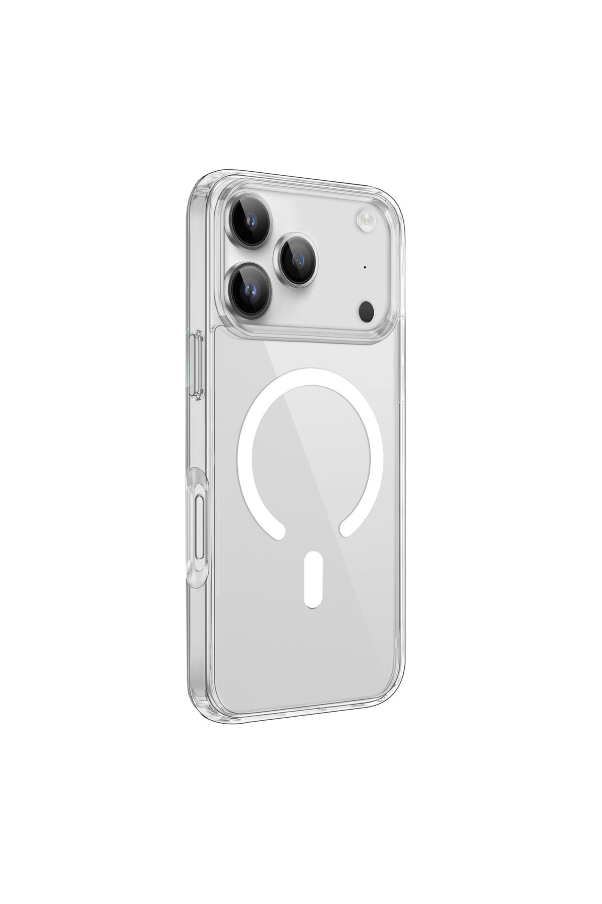 iPhone 17 Pro Max Kılıf Pc Real Magsafe Kapak - Şeffaf