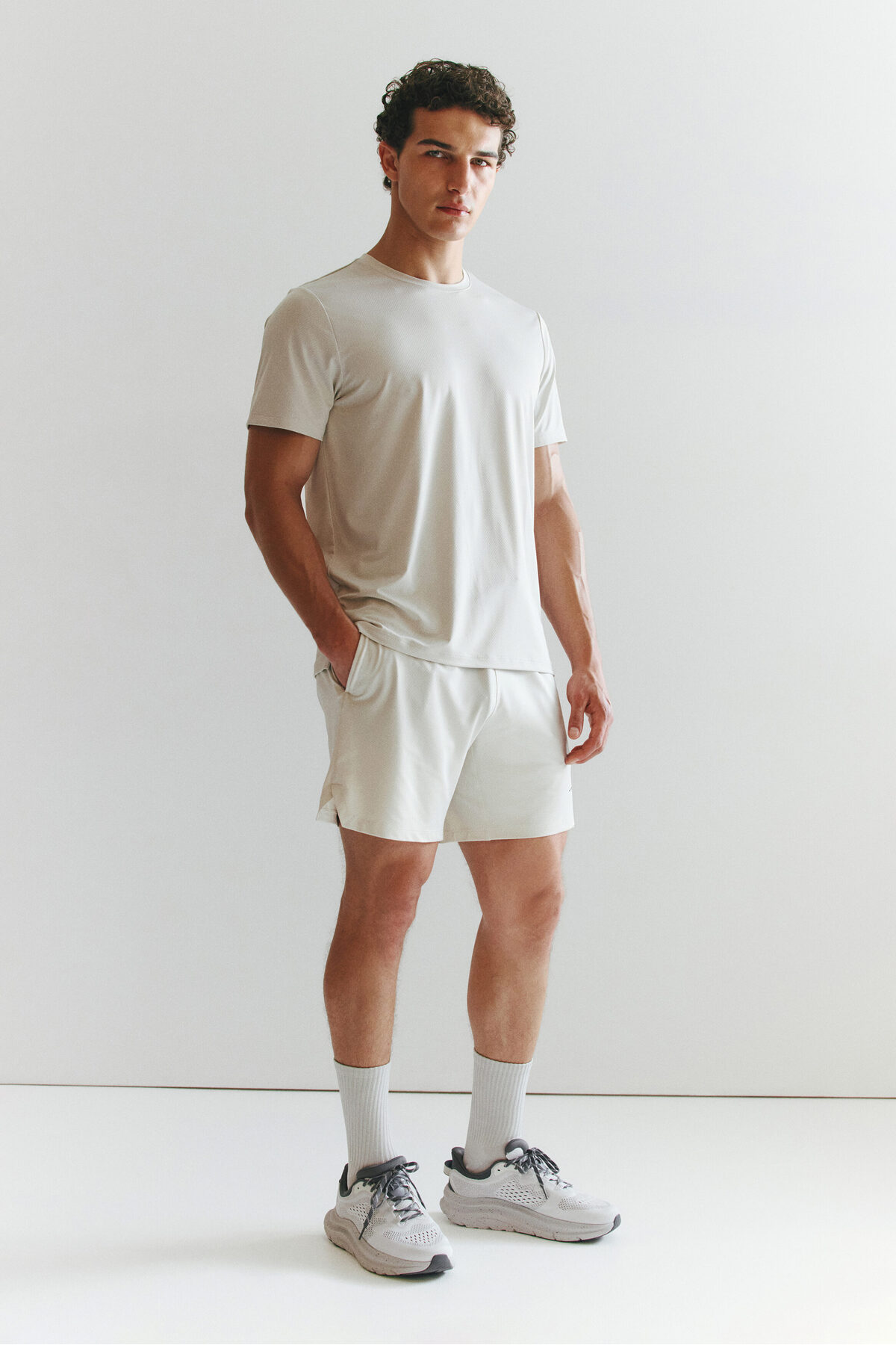 شلوارک ورزشی DryMove™ اچ اند ام شورت ورزشی H&M