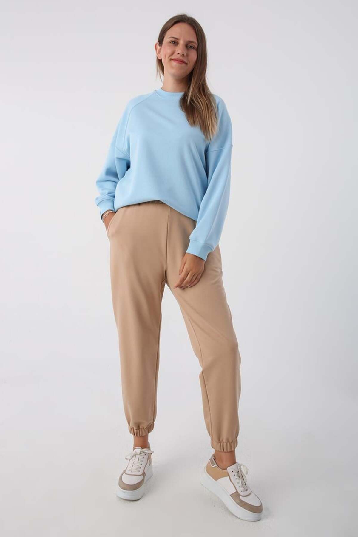 Beige-Rogger Joggers
