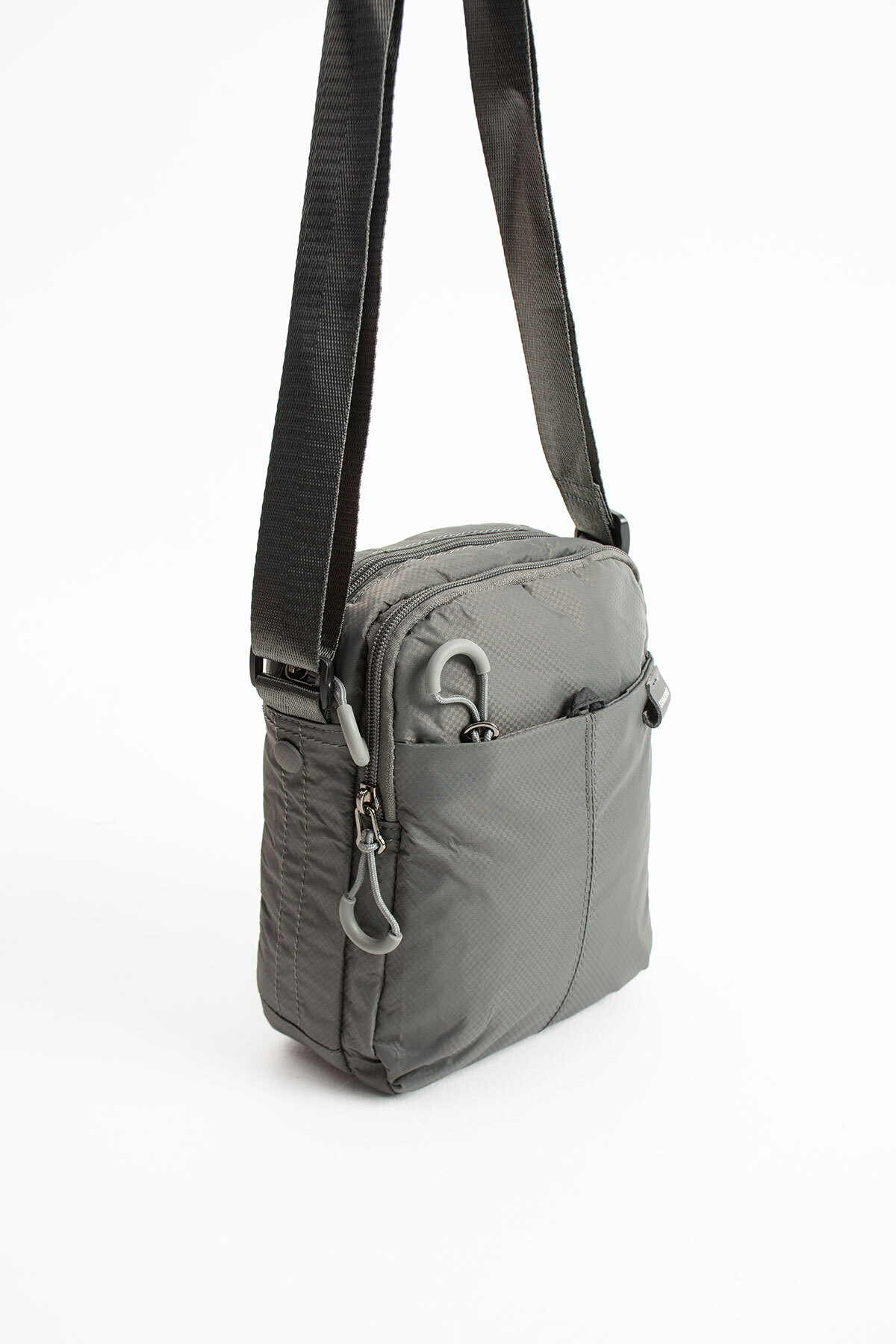 Sanmorris Unisex 4 Bölmeli Suya Dayanıklı Paraşüt Kumaş Omuz Çantası SI-6033 görsel 4