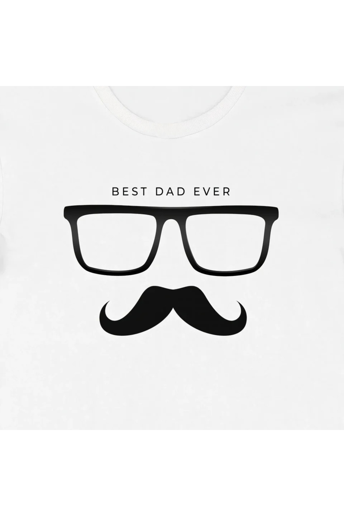 Babalar Günü Hediye Baba Temalı Baskılı Oversize Bisiklet Yaka T-shirt - Beyaz alternatif görünüm