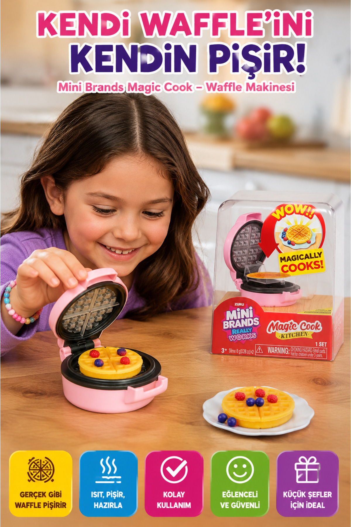 GIOCHI PREZIOSI Mini Brands Really Works Magic Cook Waffle