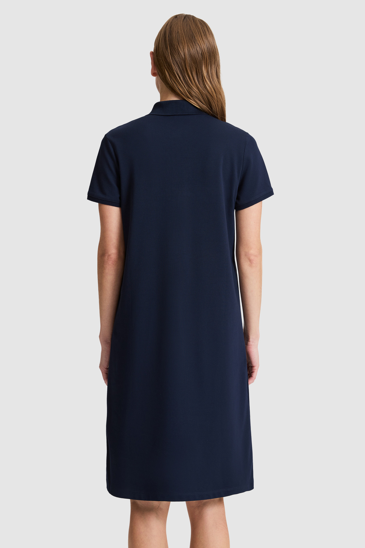 U.S. Polo Assn.  Kadın Lacivert Polo Yaka Örme Elbise 50321841-VR033 - Görsel 5