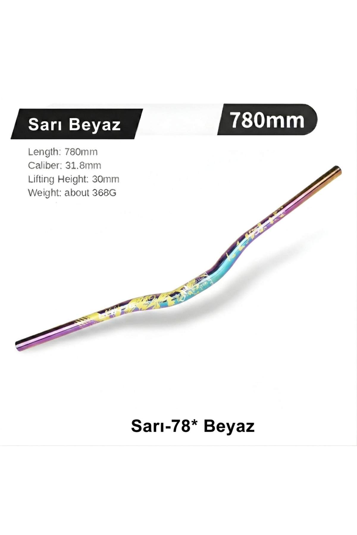 Sarı Lunje Rainbow 780 Mm Gidon