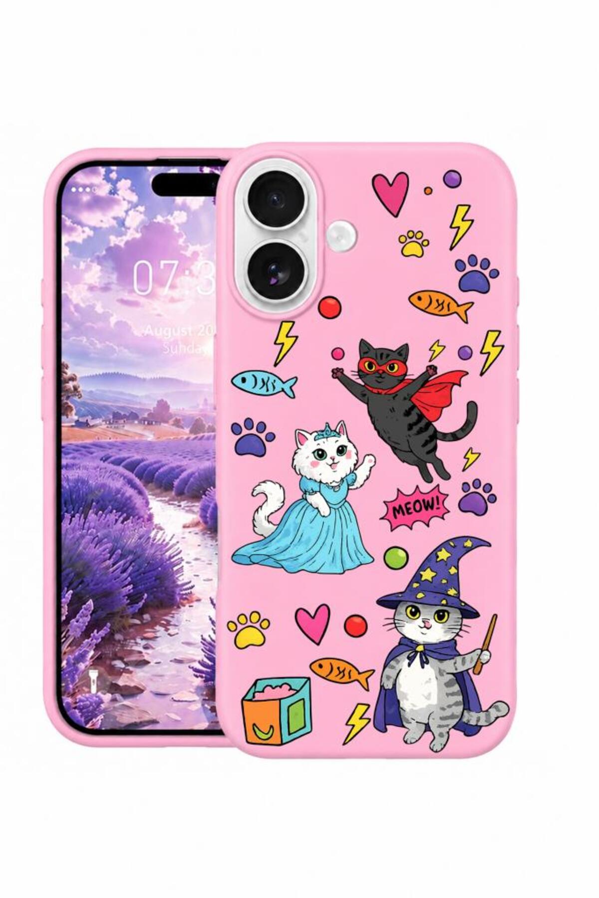 iPhone 16 Plus Compatible Soft Style Collection Launch Case Velvet Coated Camera Upgraded