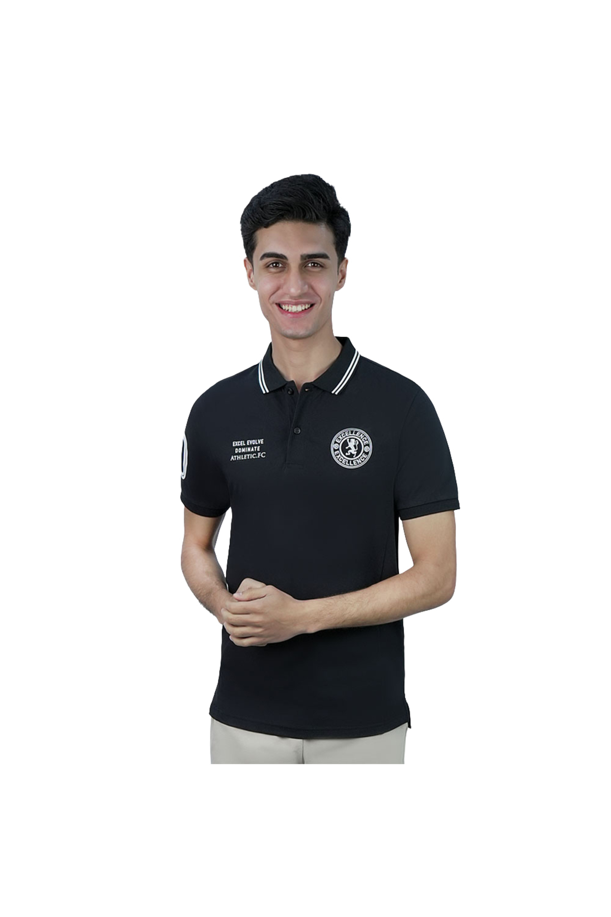 Giordano Men Relaxed Cotton Lycra World Cup Polo