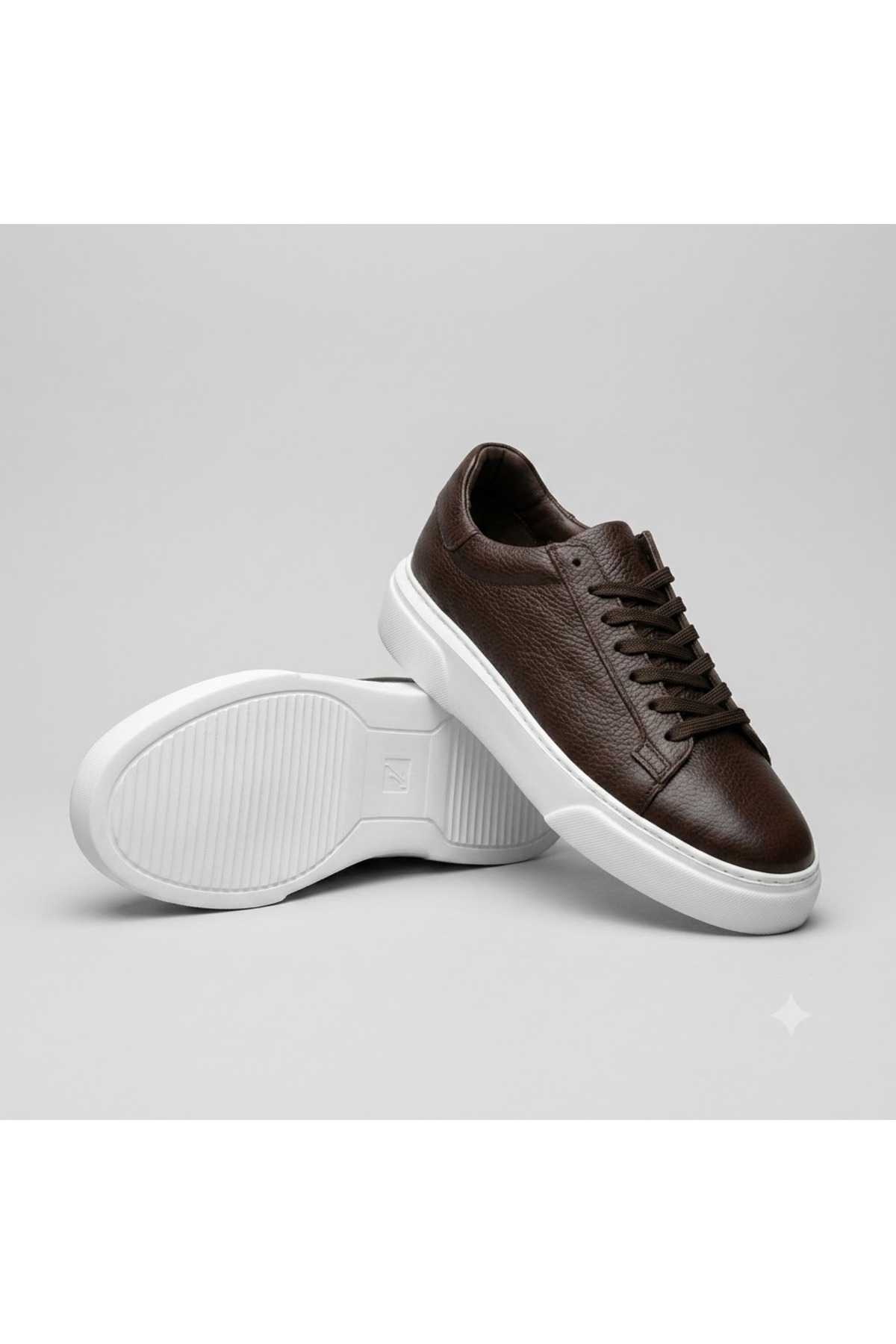 KİNDEP (Sneakers) İç Dışı Hakiki Deri Günlük Erkek Ayakkabı KAHVE görsel 4