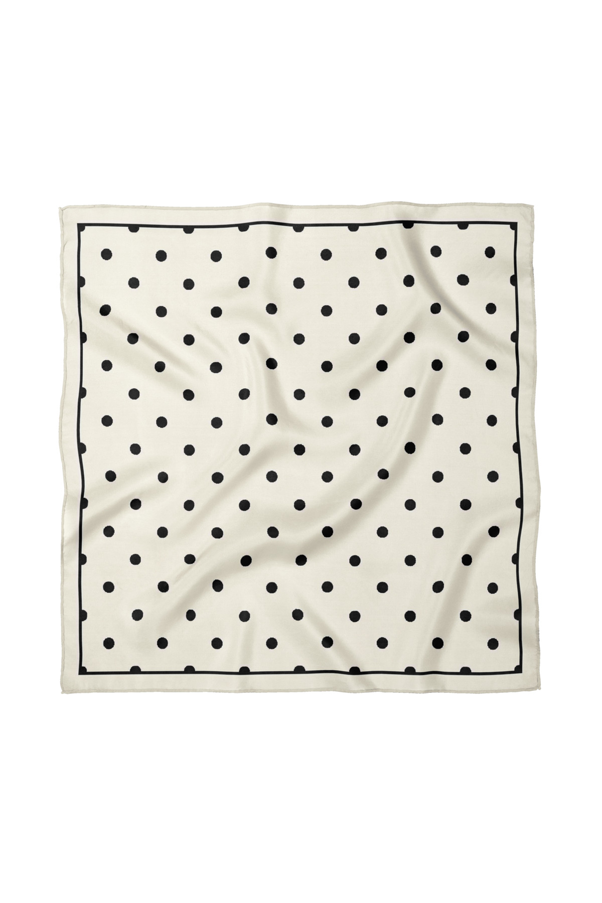 Polka Dot Patterned Scarf / Bandana 70x70cm