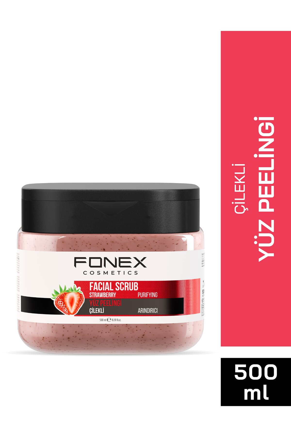 Fonex Yüz Peelingi Çilekli 500 ML — 0.02.05.02.01.15.12