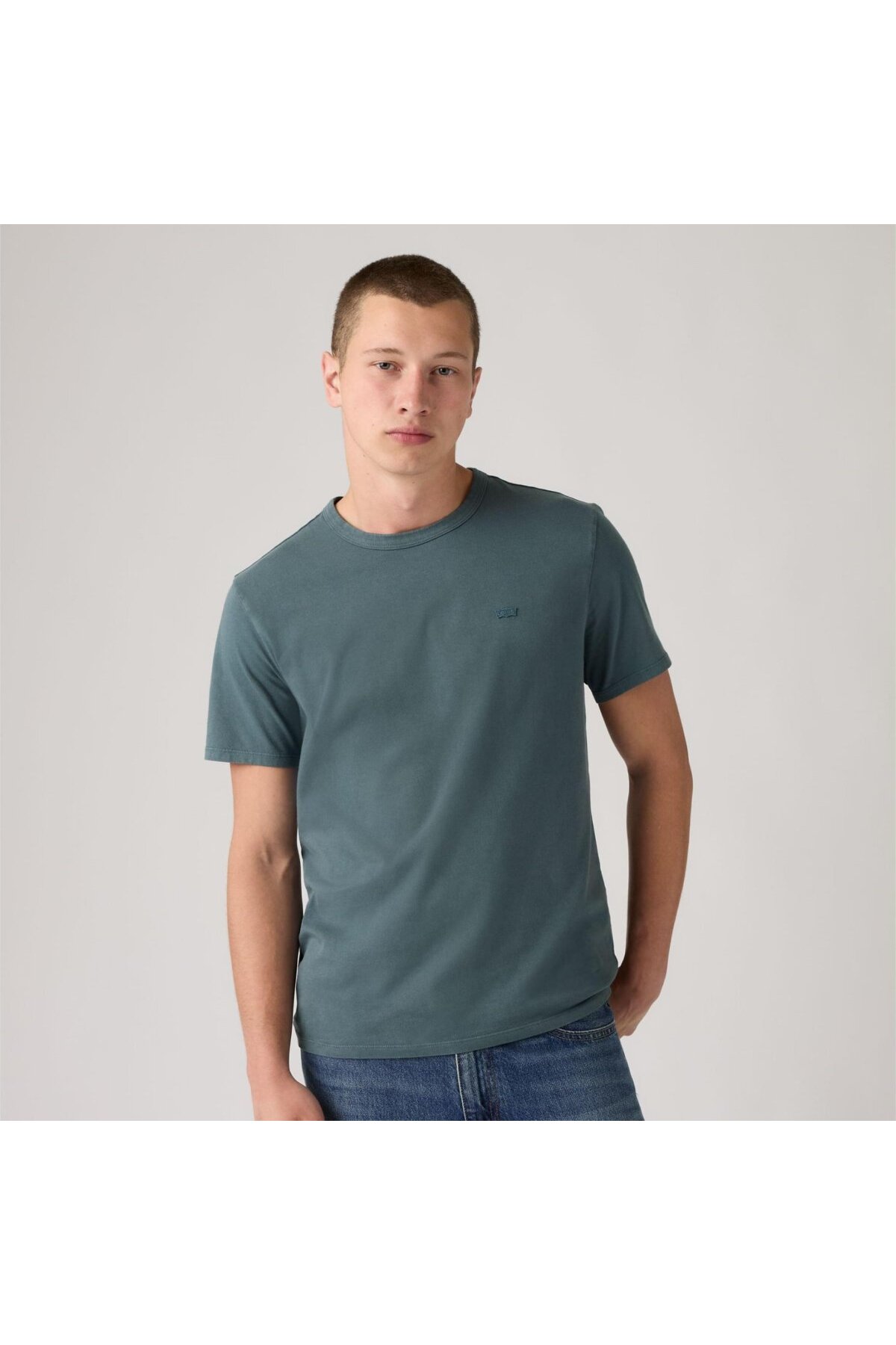 تی‌شرت مردانه یقه گرد سرمه‌ای کد 005GX-0023 لیوایز تی شرت Levi's