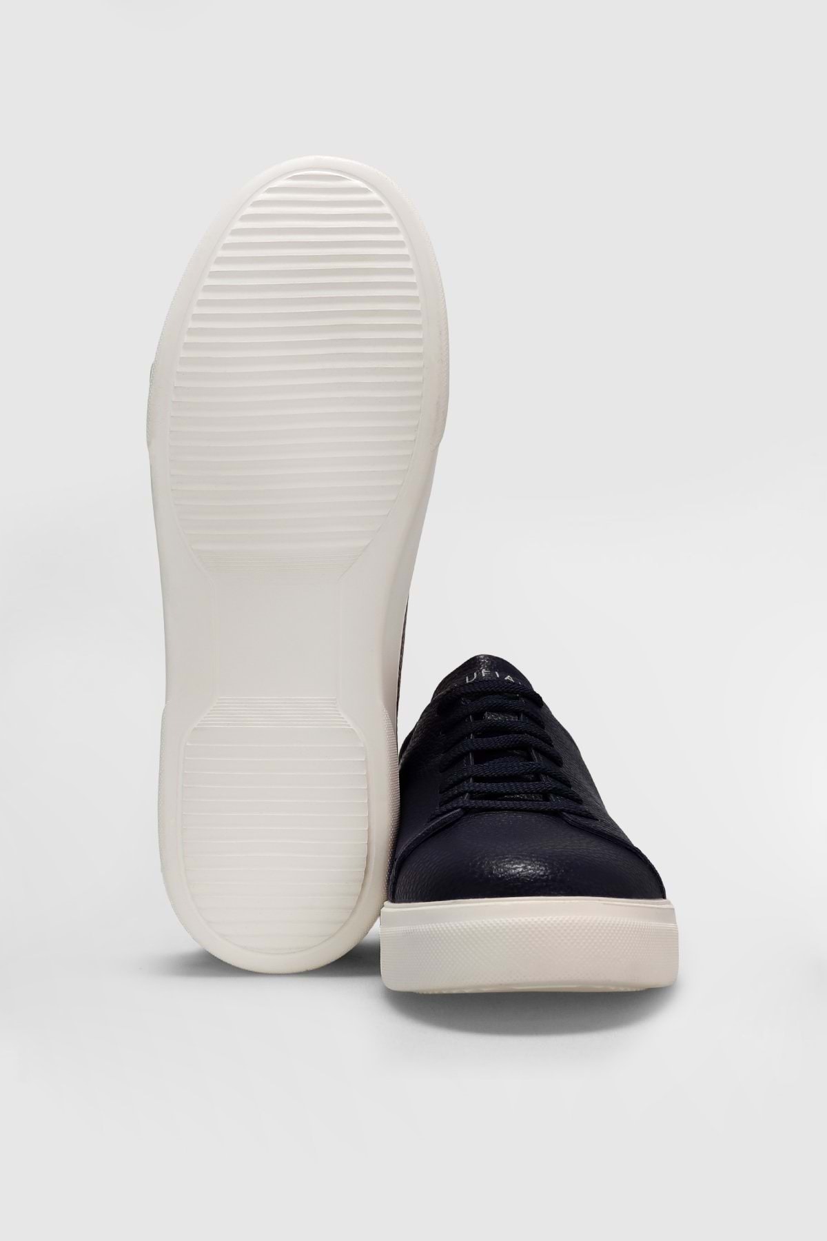 111230187 Tommy Casual Deri Erkek Sneaker Ayakkabı LACİVERT — سرمه‌ای VSK-AST08274 — تصویر 8 از 8