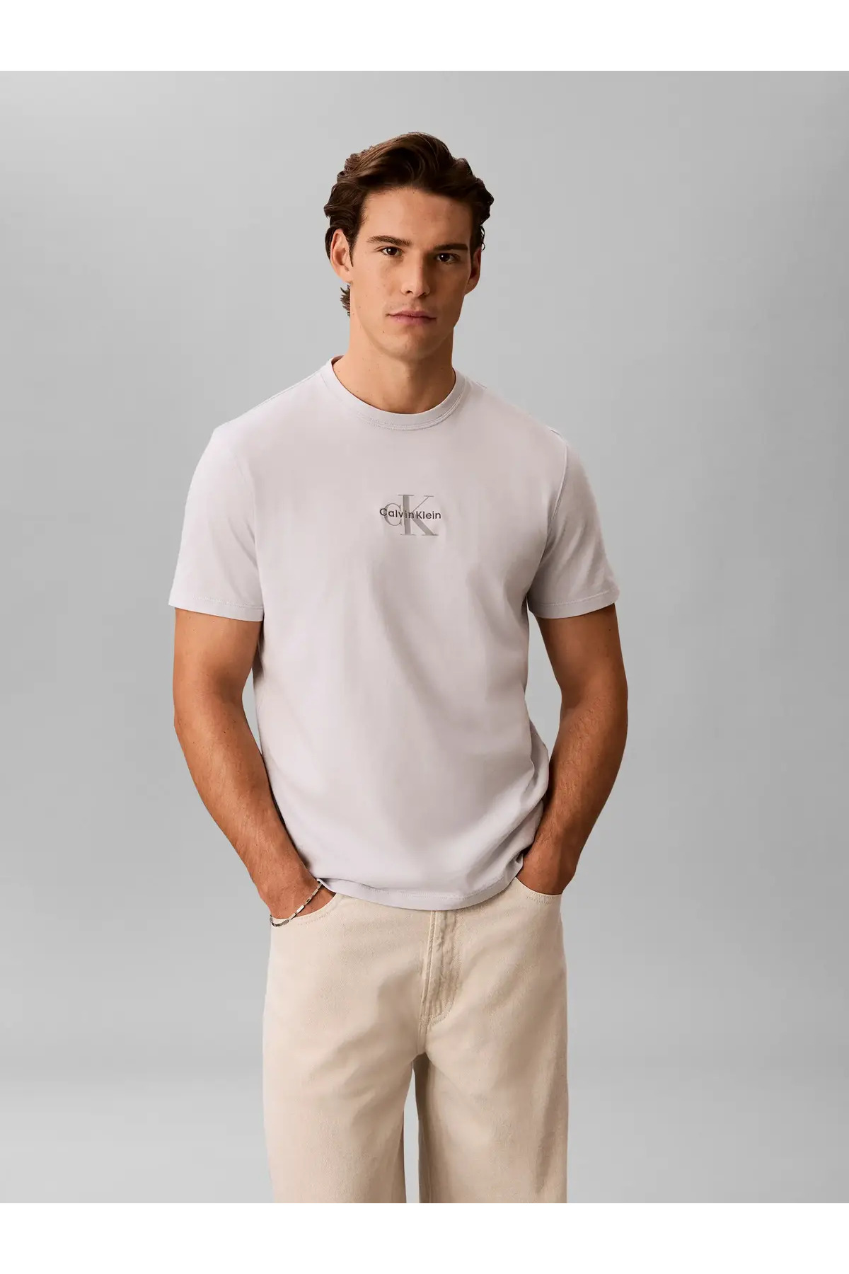 تیشرتمردانهCalvin Kleinخاکستری