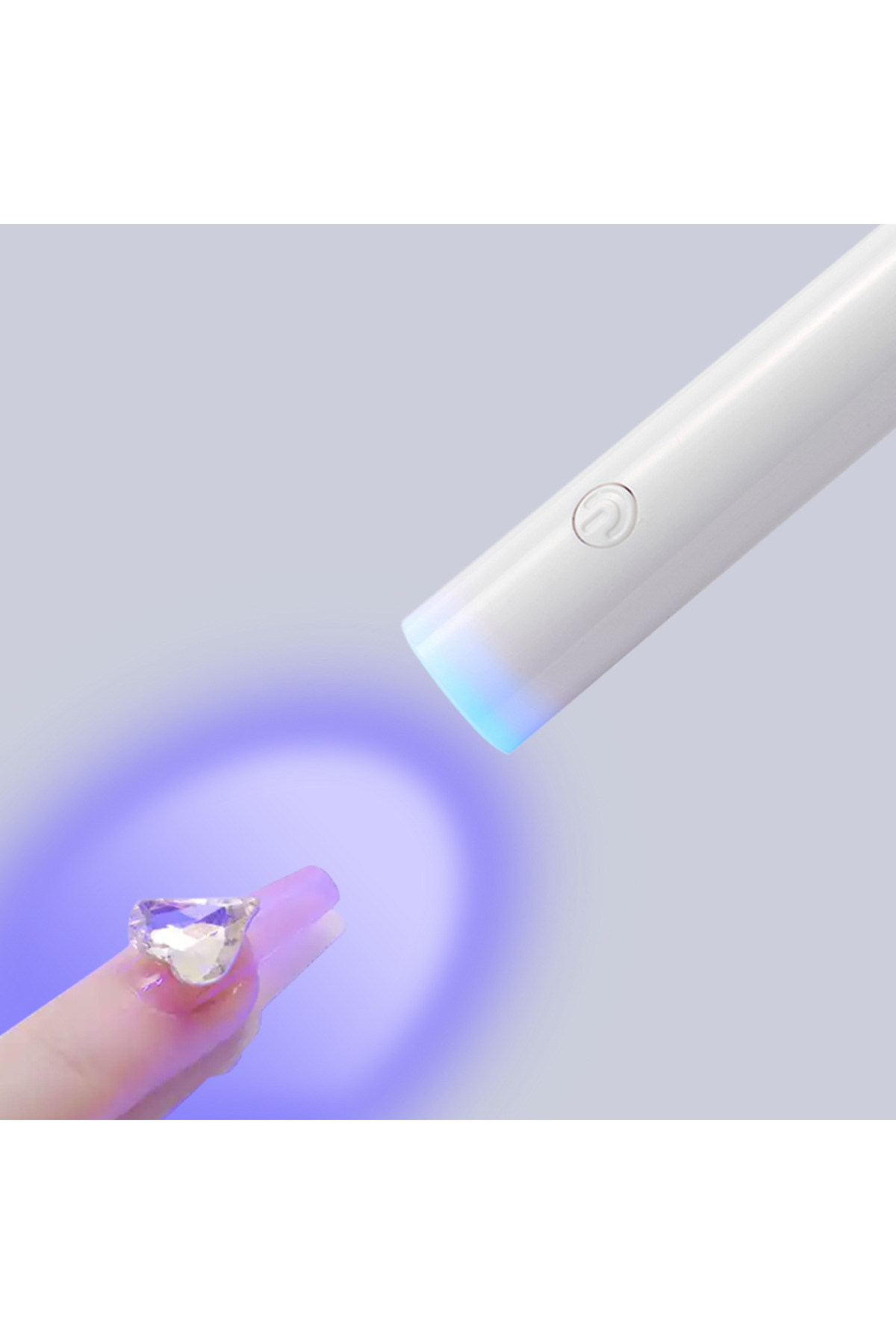Mini Taşınabilir Oje Jel Tırnak Kurutucusu USB Kablolu Zaman Ayarlanabilir Beyaz Renk — c20-minibeyazojekurutucu-da — تصویر 5 از 6