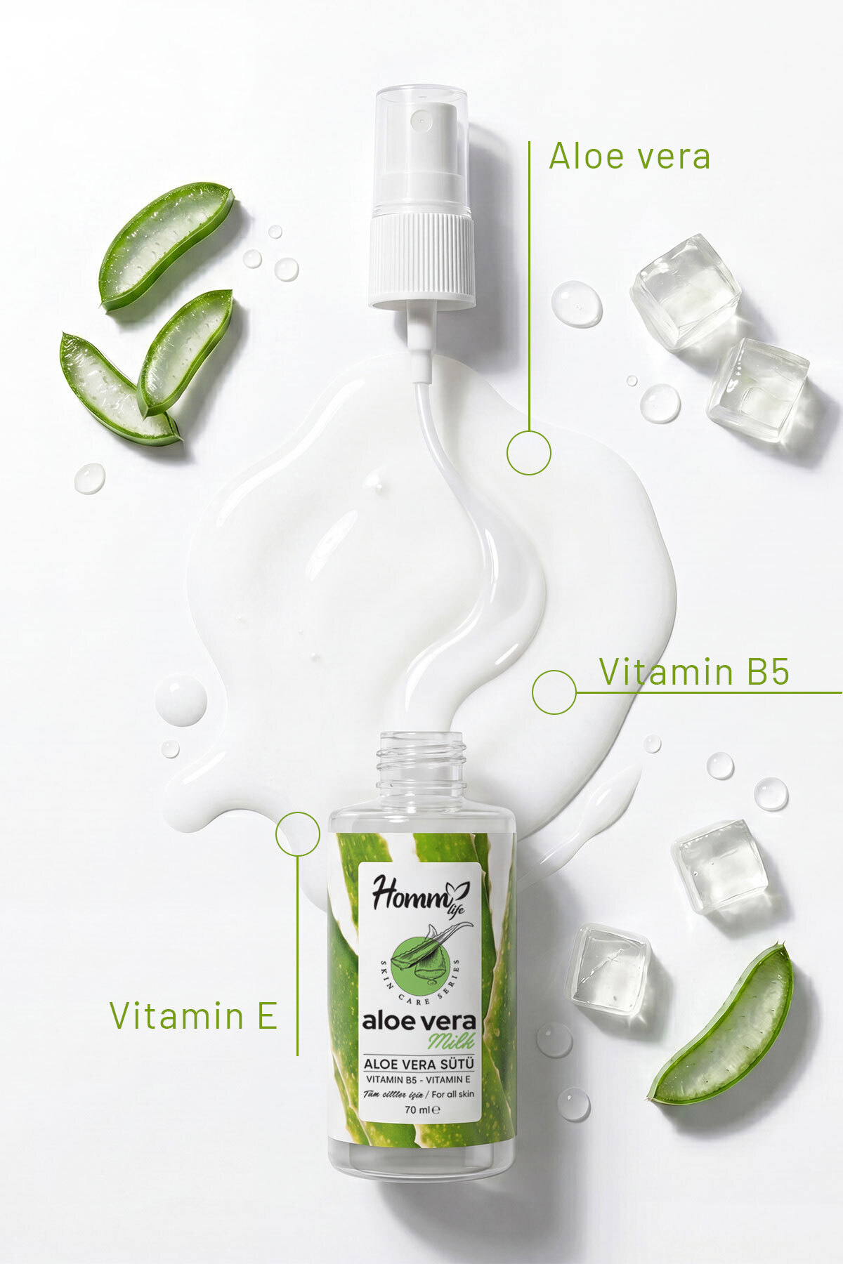 Aloe Vera Sütü 70 Ml — 2301 — تصویر 2 از 3