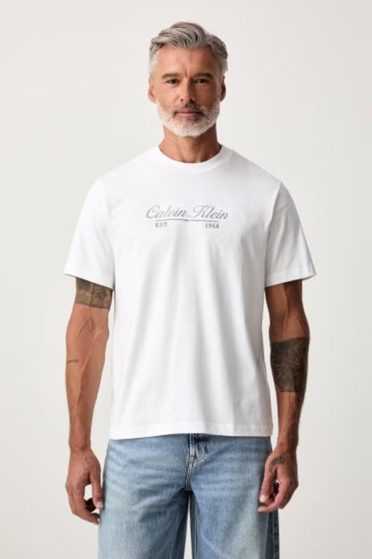 تیشرتمردانهCalvin Kleinسفید