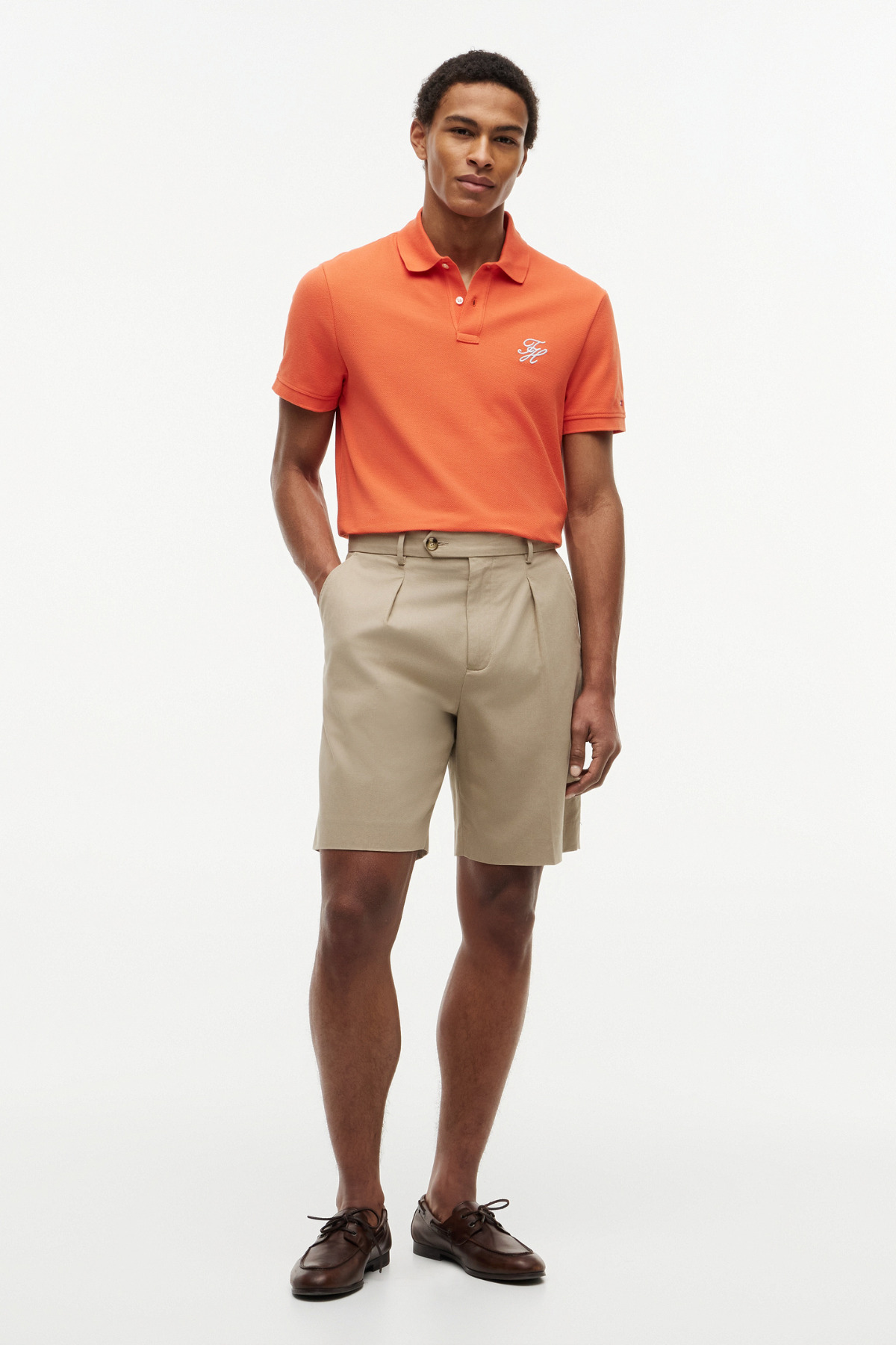 پولوشرت مردانه یقه پلو | تامی هیلفیگر Tommy Hilfiger MW0MW43046 BD - تصویر 4