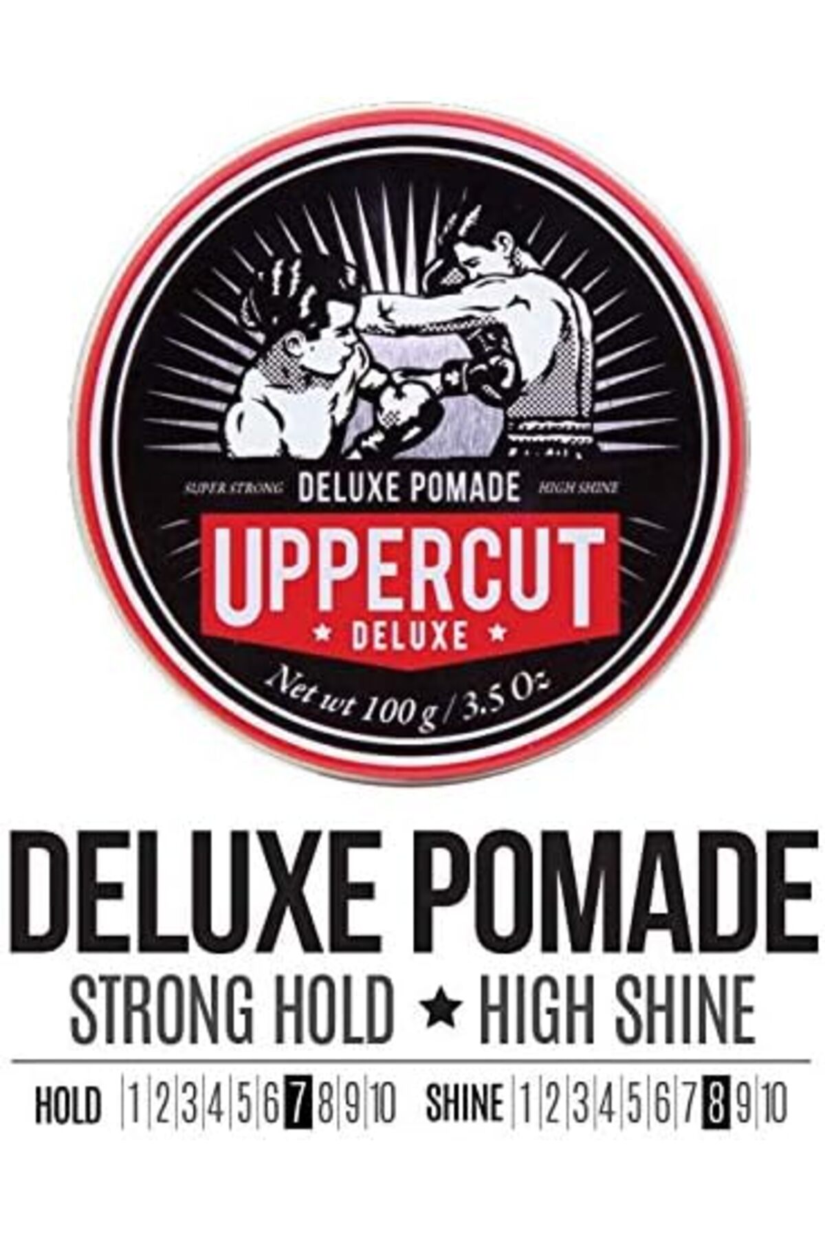 Uppercut Deluxe Hair Güçlü Derece Tutuşlu Yüksek Parlaklık Pomade Wax 100 gr — B005IC3C1O — تصویر 8 از 8