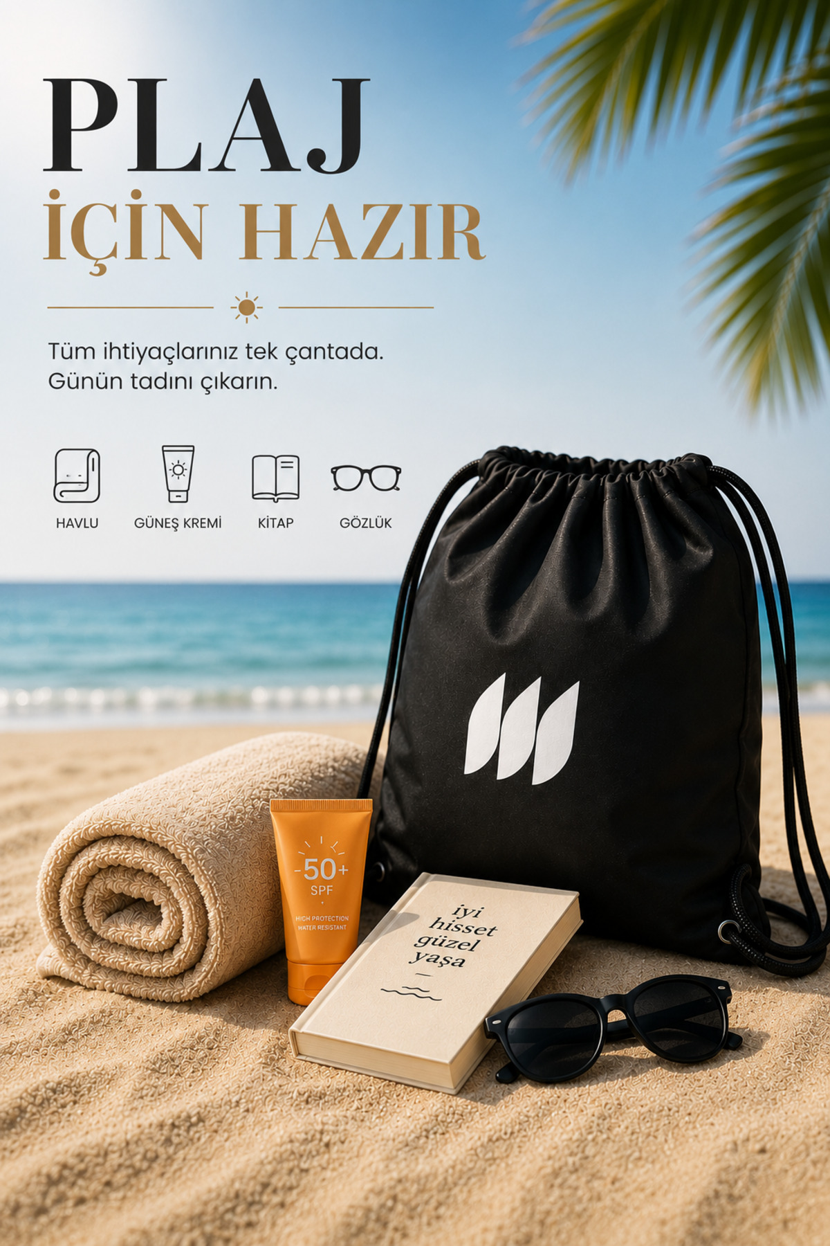 PUFAZZO İpli Büzgülü Sırt Çantası, Suya Dayanıklı Spor Çanta, Kordonlu Unisex Gym Çantası görsel 7
