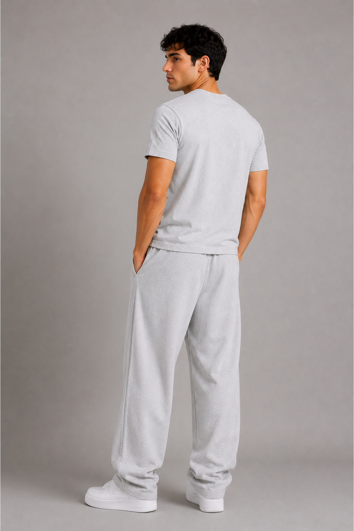 JARVİN Erkek Oversize Eşofman Altı Rahat Kalıp Günlük Şıklık ve Konfor Bir Arada Lounge Wear görsel 3