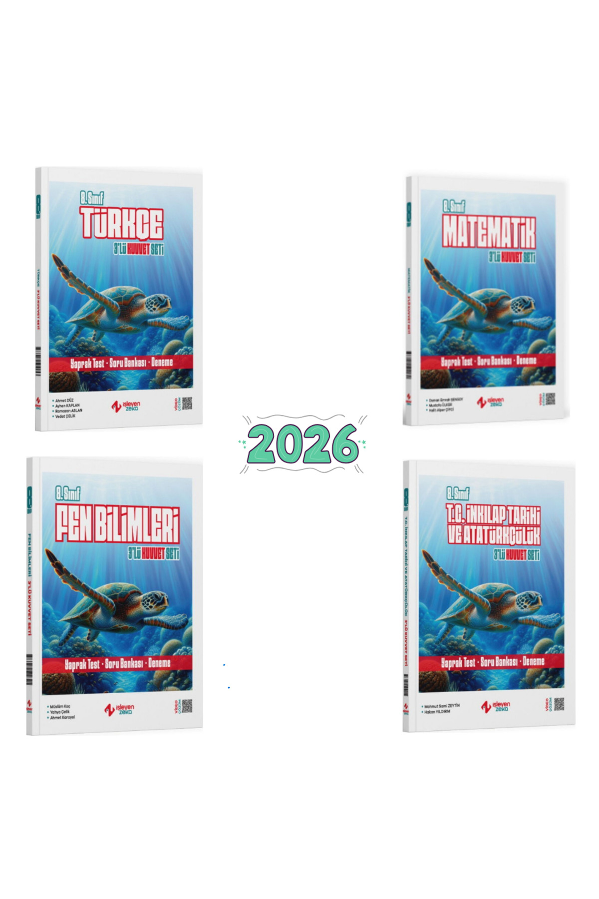 İşleyen Zeka Yayınları 2026 İşleyen Zeka 8. Sınıf Türkçe Matematik