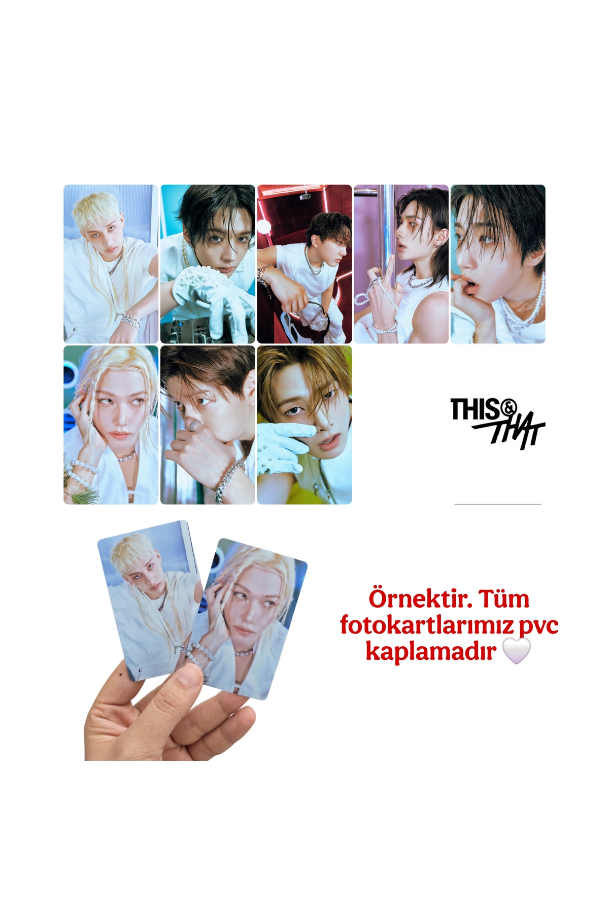 Genel Markalar STRAY KIDS THIS&THAT Fotokart Seti 8 Adet - Fiyatı
