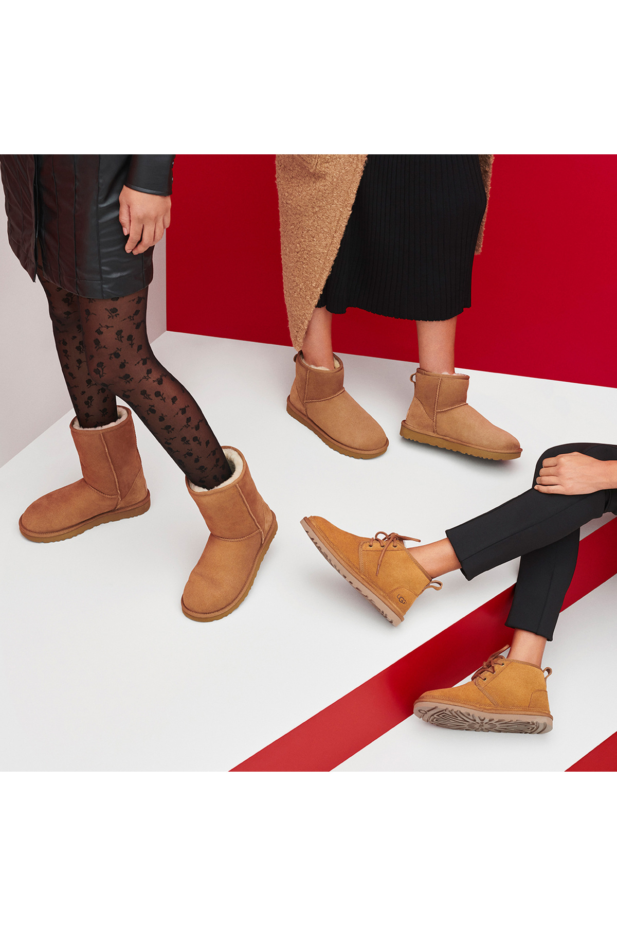 UGG Classic Short II Chesnut Kadın Kahverengi Yün Karışımlı Bot görsel 7