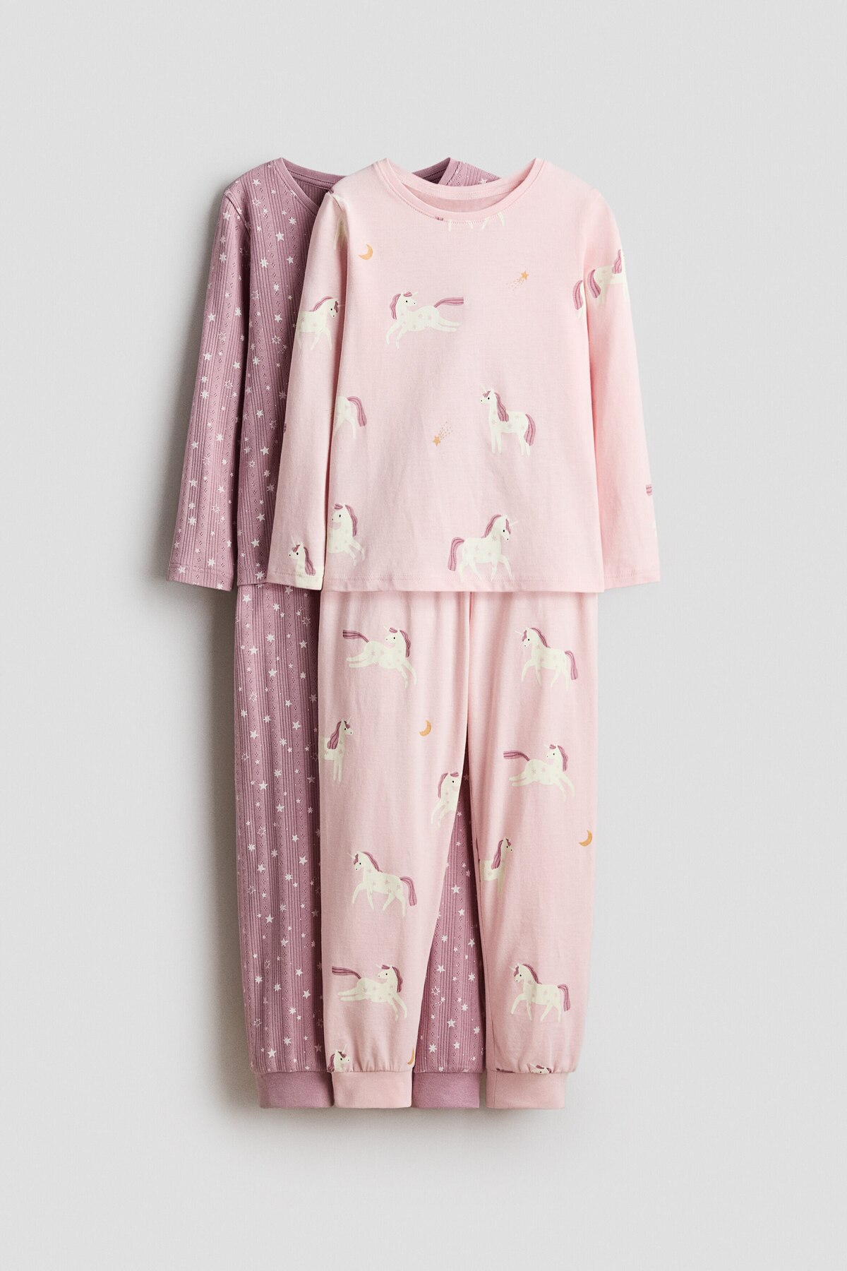 ست لباس خواب نخی دو تکه اچ اند ام ست پیژامه و لباس خواب H&M