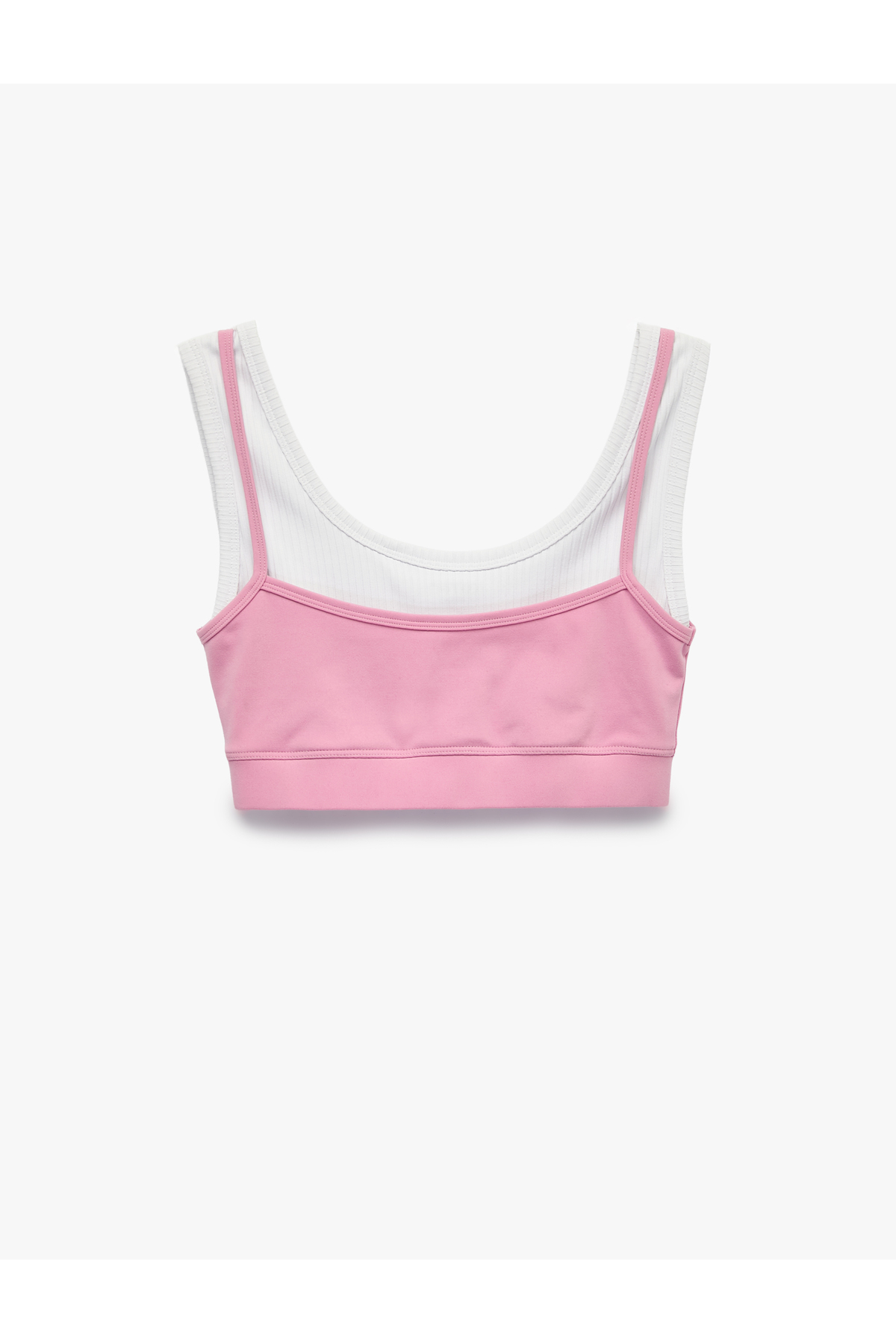 Koton Katmanlı Slim Fit Askılı Kaplı Sporcu Sütyeni görsel 2
